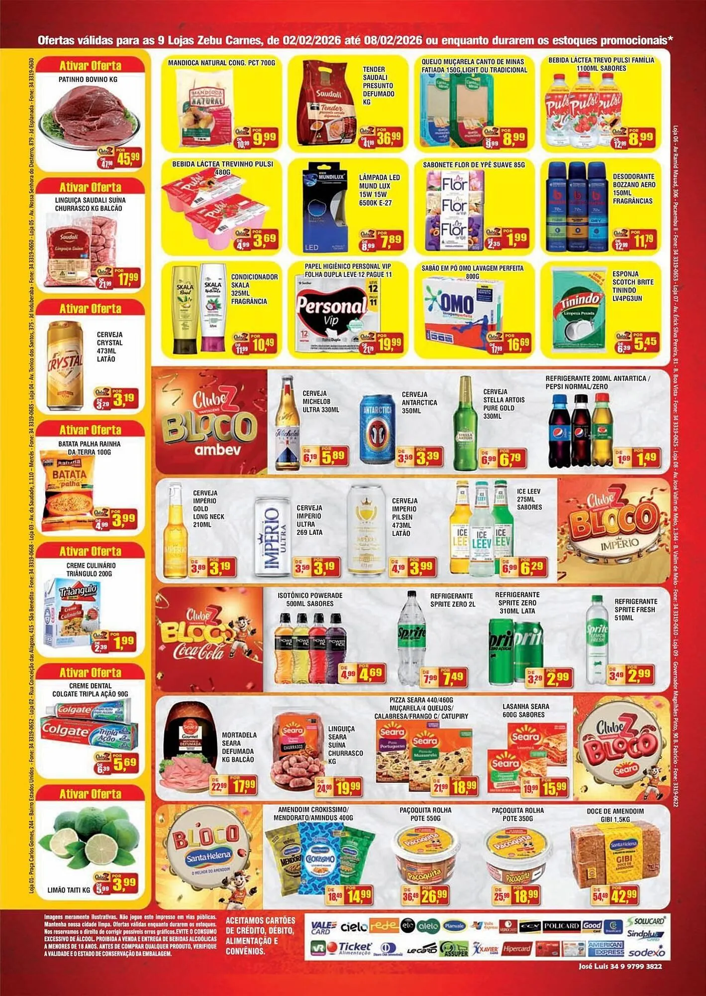 Encarte de Catálogo Zebu Carnes Supermercados 2 de fevereiro até 8 de fevereiro 2026 - Pagina 2
