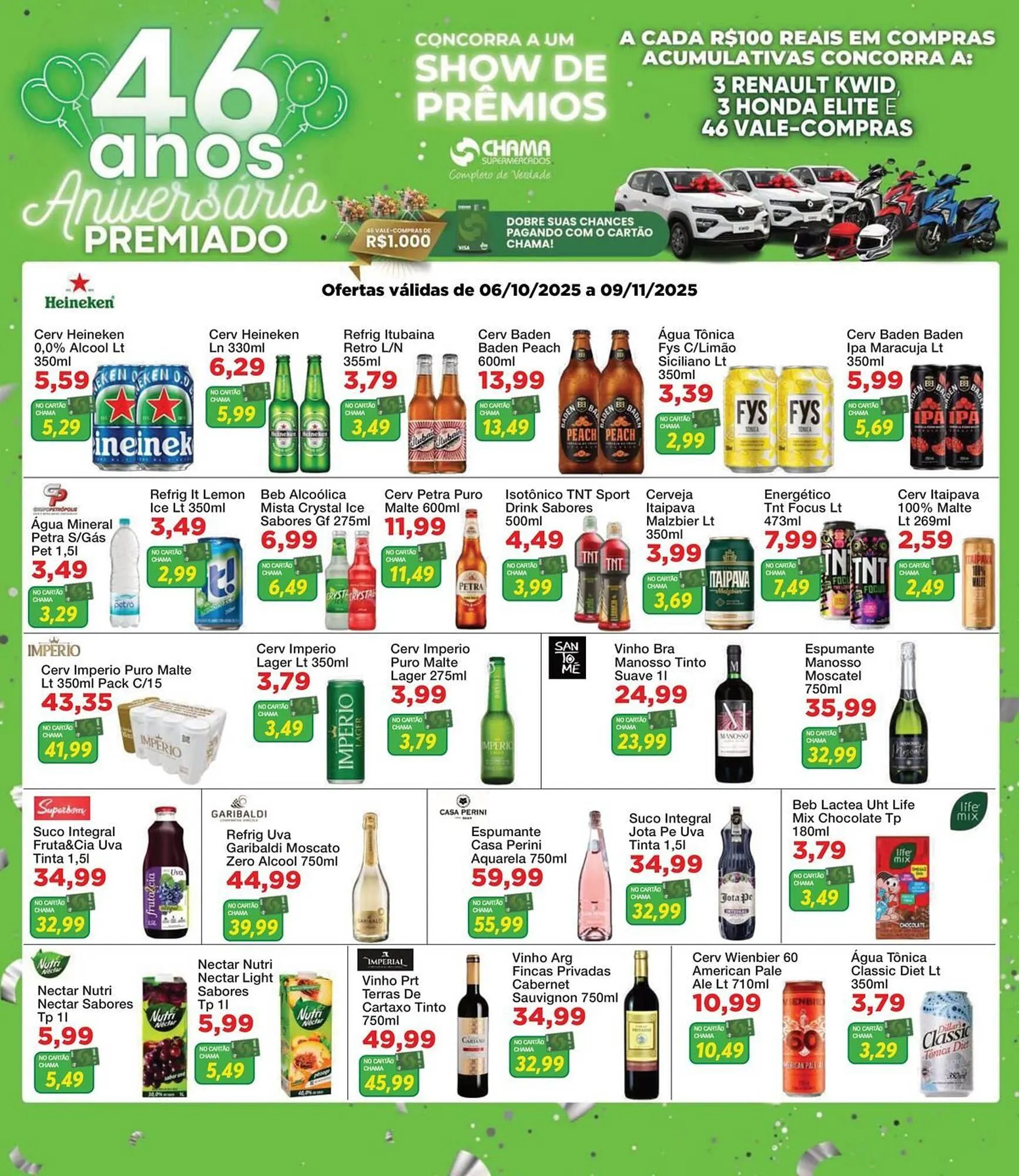 Encarte de Catálogo Chama Supermercados 6 de outubro até 9 de novembro 2025 - Pagina 13