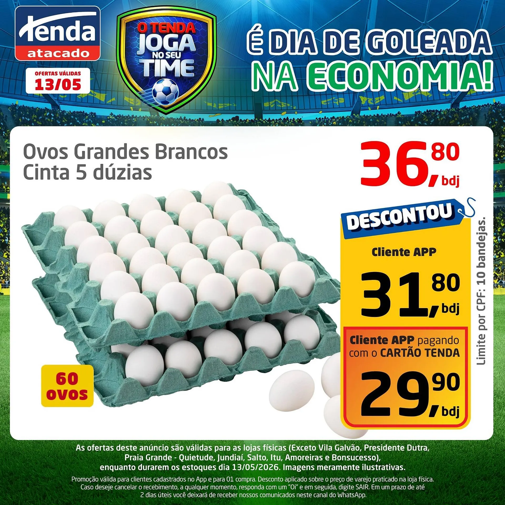 Encarte de Folheto Tenda Atacado 13 de maio até 13 de maio 2026 - Pagina 1