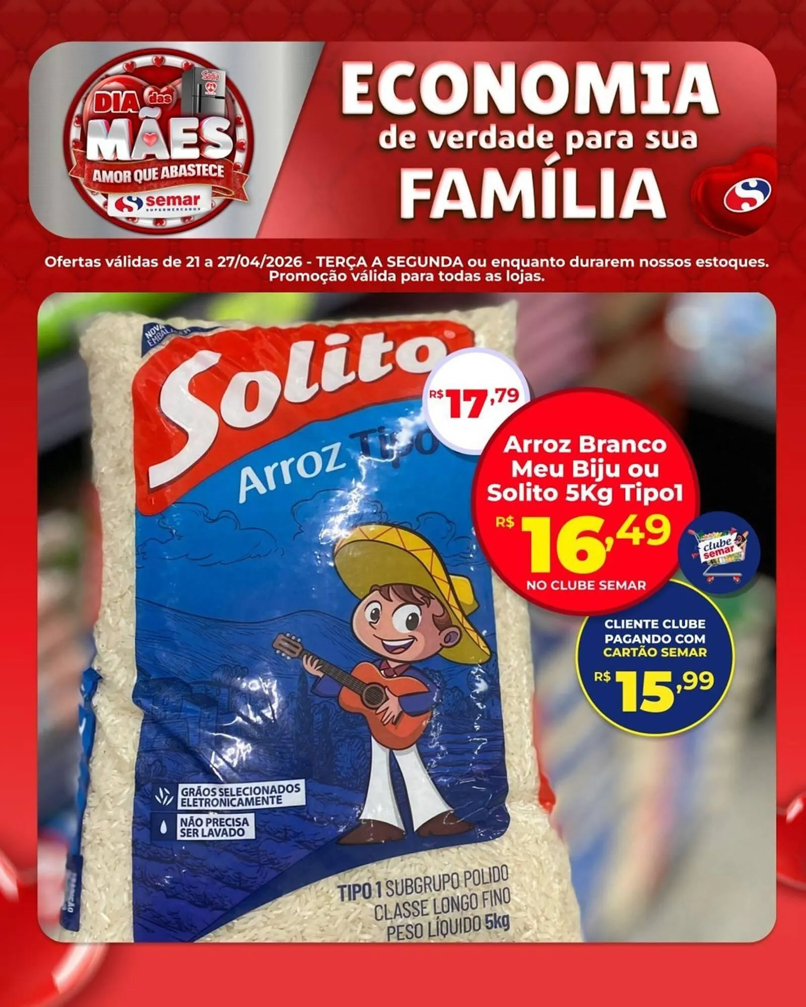 Encarte de Folheto Semar Supermercado 21 de abril até 27 de abril 2026 - Pagina 2