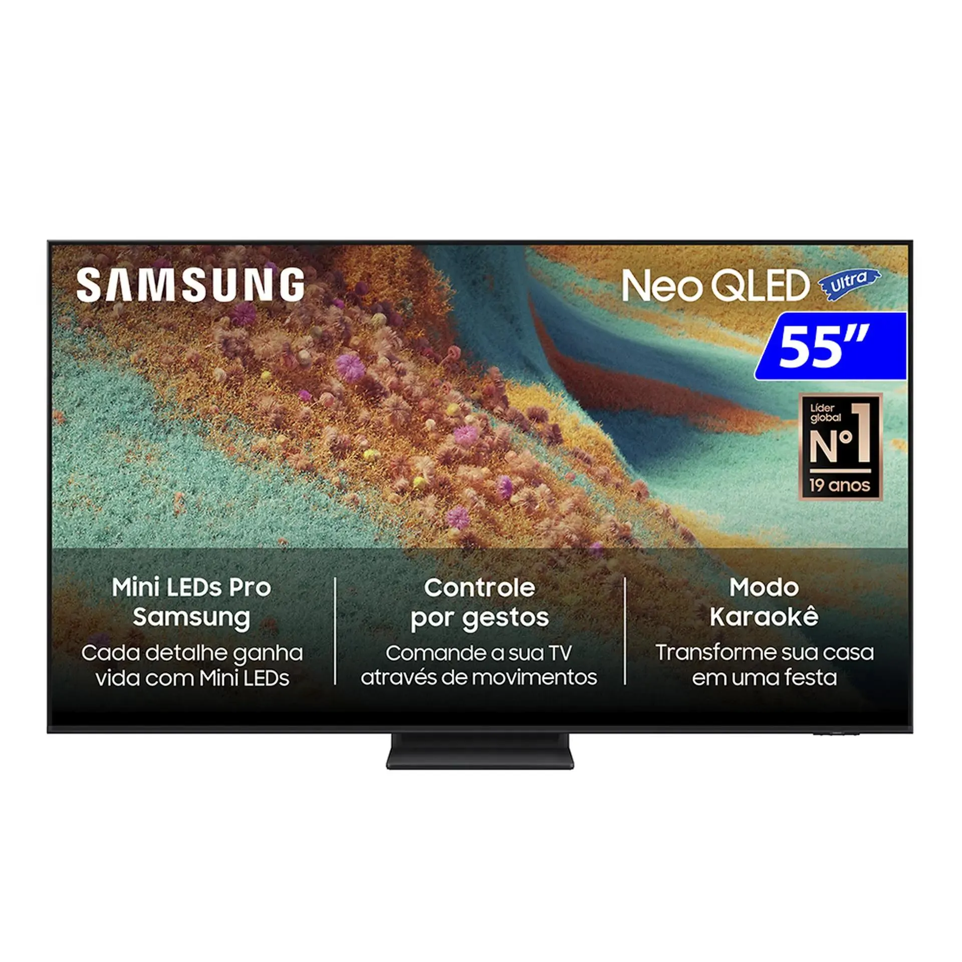 Smart Tv Samsung Neo QLED Ultra 55" 4K Wi-Fi Tizen 144Hz QN55QN85FAGXZD