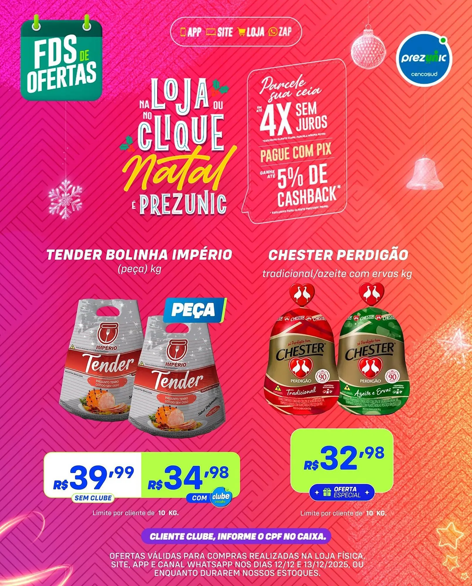 Encarte de Encarte Prezunic 12 de dezembro até 13 de dezembro 2025 - Pagina 3