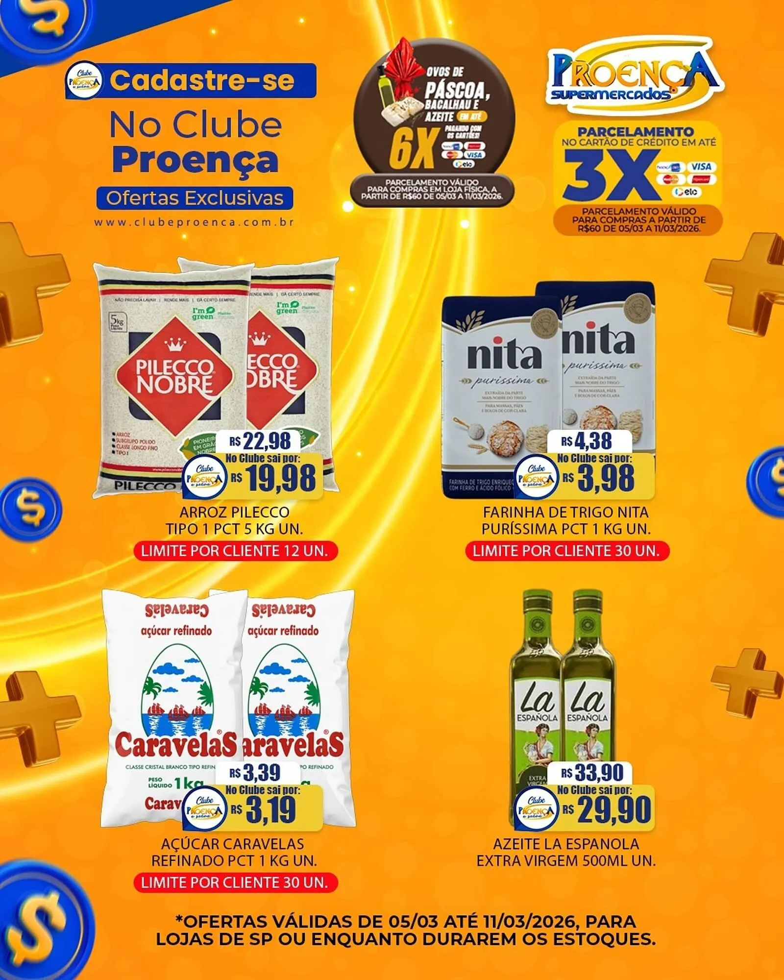 Encarte de Catálogo Proença Supermercados 6 de março até 11 de março 2026 - Pagina 1