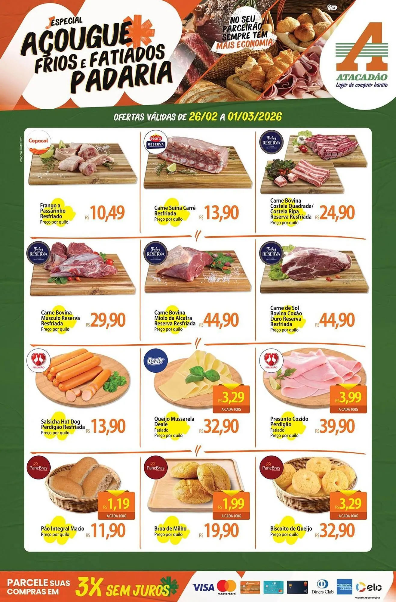 Encarte de Folheto Atacadão 27 de fevereiro até 1 de março 2026 - Pagina 1