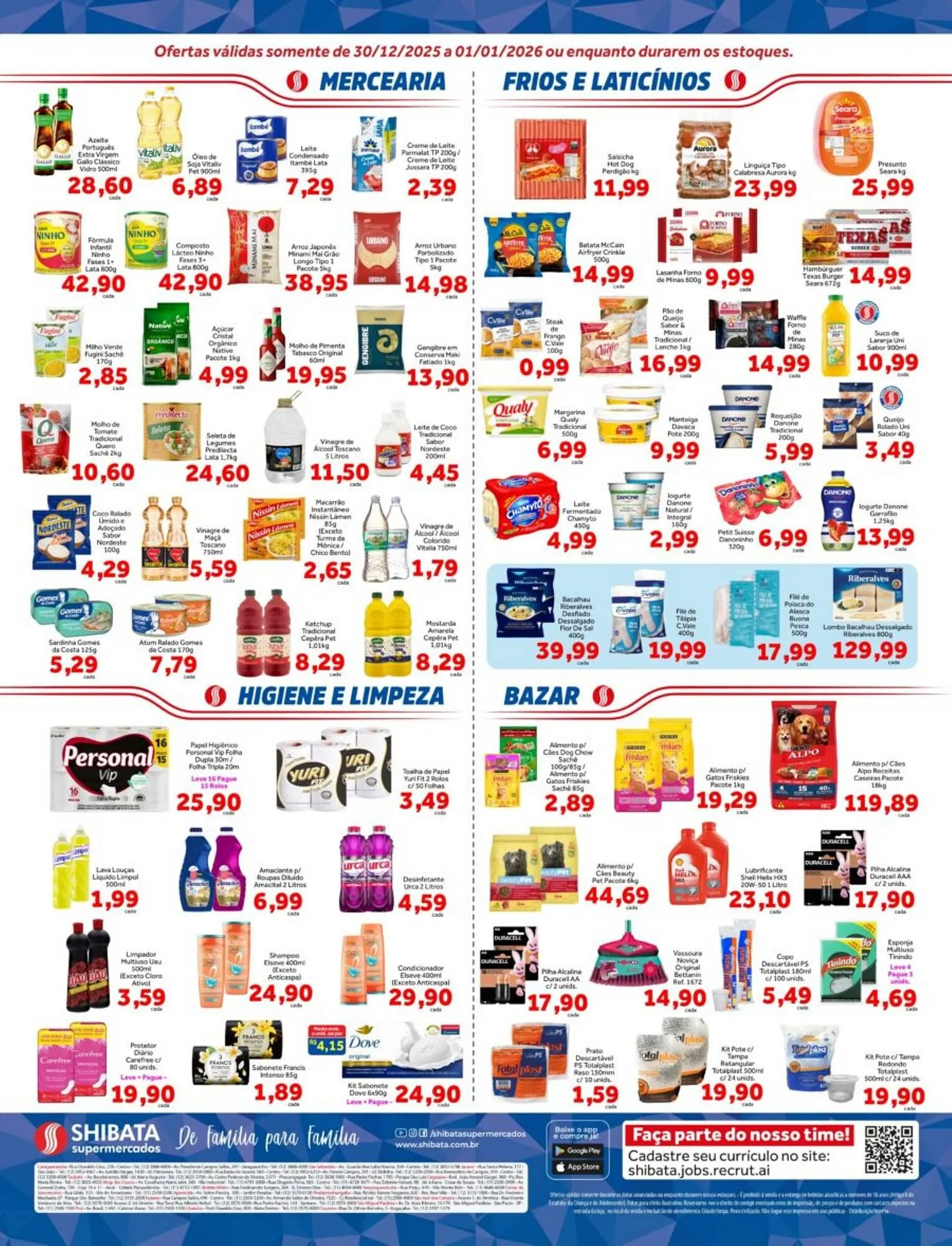 Encarte de Folheto Shibata Supermercados 30 de dezembro até 1 de janeiro 2026 - Pagina 2