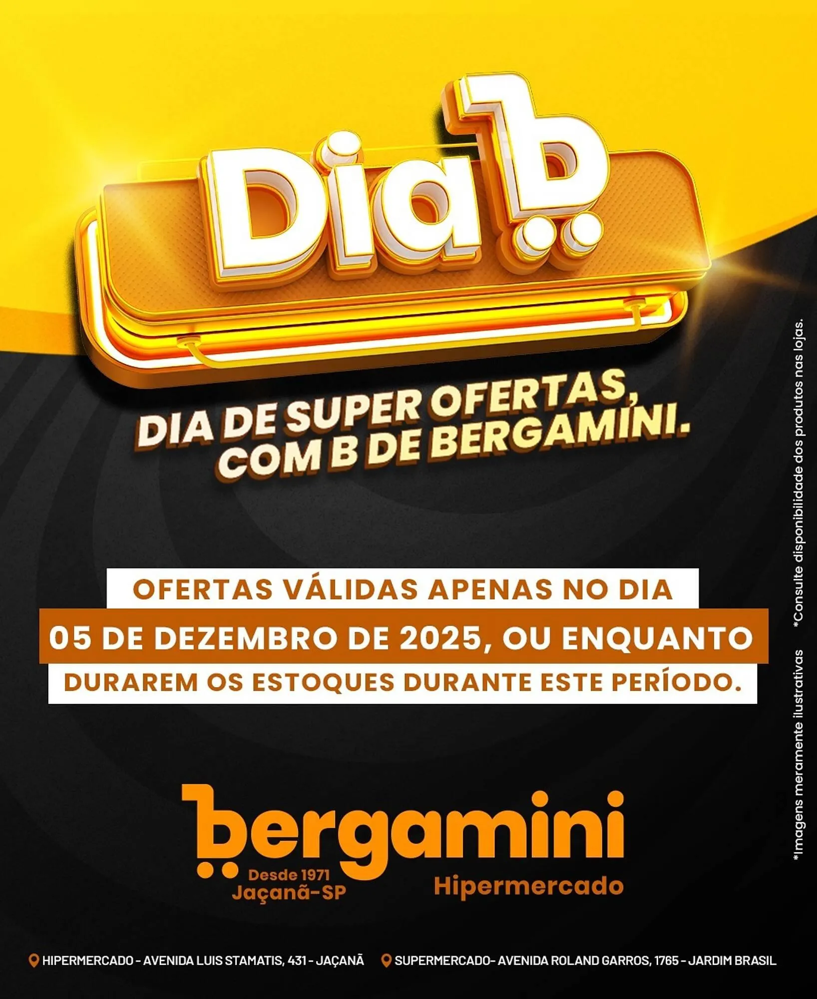 Encarte de Catálogo Supermercado Bergamini 5 de dezembro até 5 de dezembro 2025 - Pagina 1