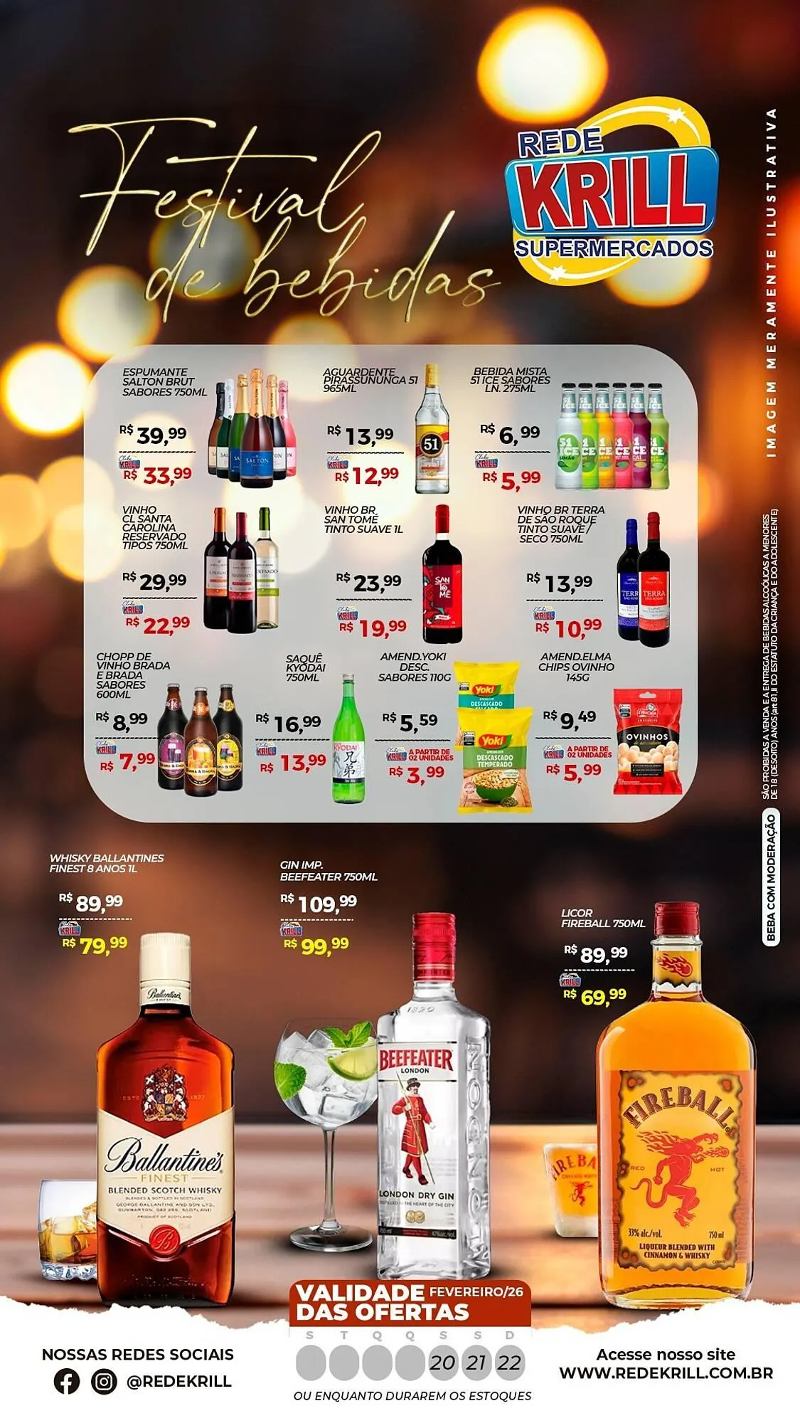 Encarte de Folheto Rede Krill 20 de fevereiro até 22 de fevereiro 2026 - Pagina 2
