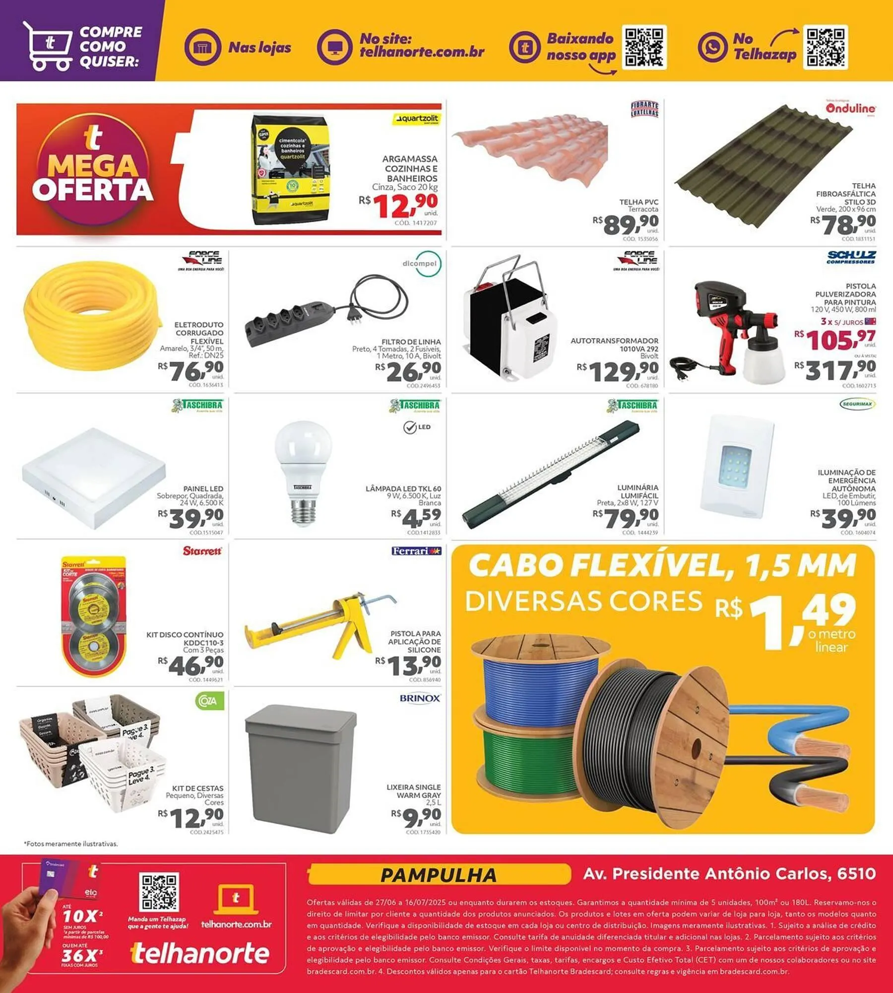 Encarte de Catálogo Telhanorte 30 de junho até 16 de julho 2025 - Pagina 4