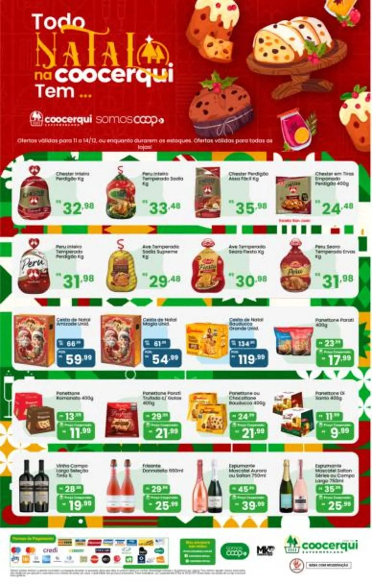 Encarte de Tabloide Coocerqui 11 de dezembro até 14 de dezembro 2025 - Pagina 1