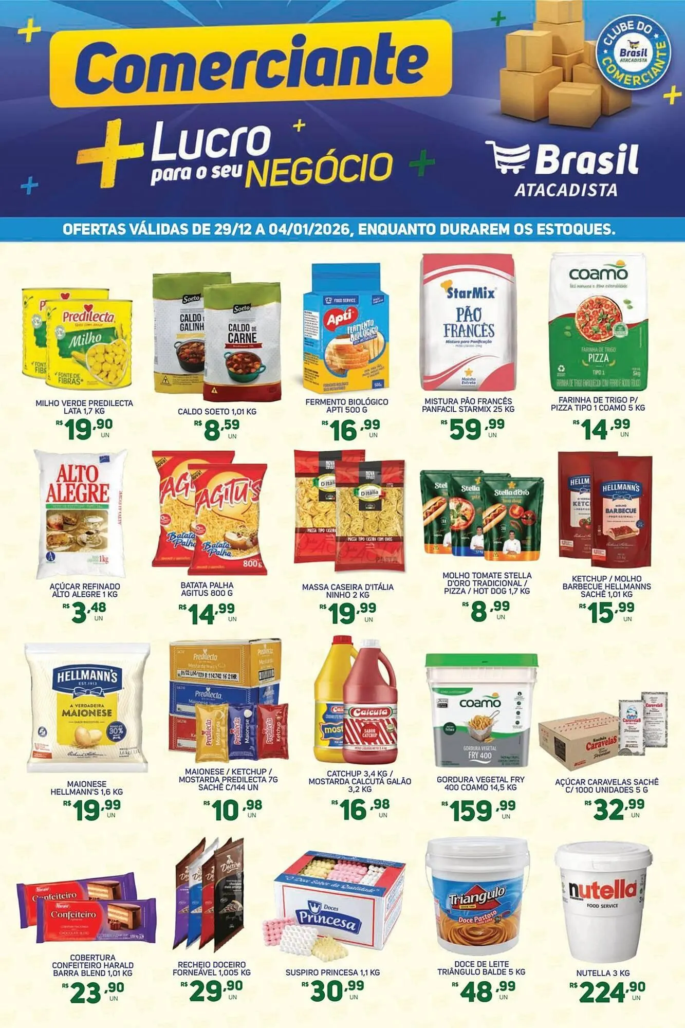 Encarte de Catálogo Brasil Atacadista 29 de dezembro até 4 de janeiro 2026 - Pagina 1