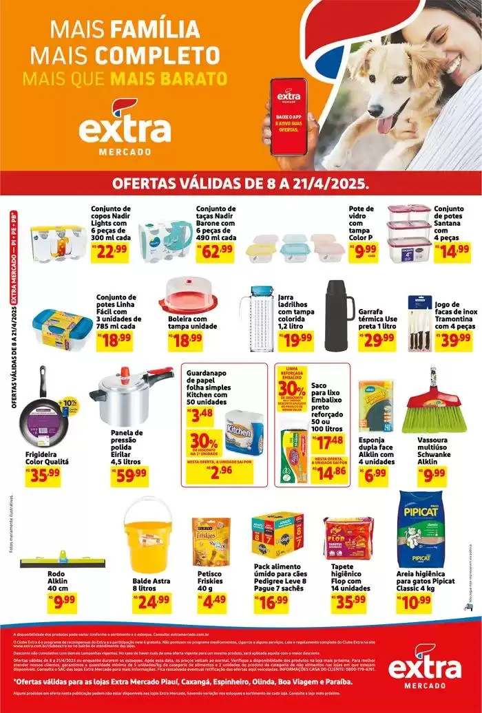 Encarte de Ótima oferta para todos os clientes 8 de abril até 21 de abril 2025 - Pagina 1