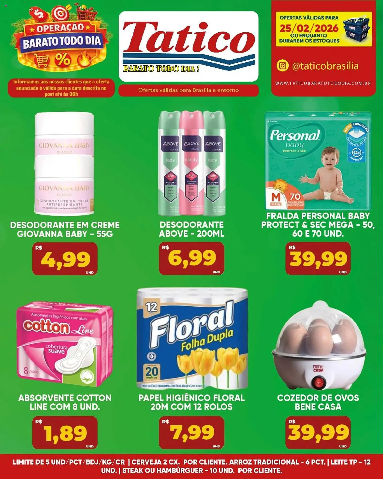 Encarte de Tabloide Tatico 25 de fevereiro até 25 de fevereiro 2026 - Pagina 12