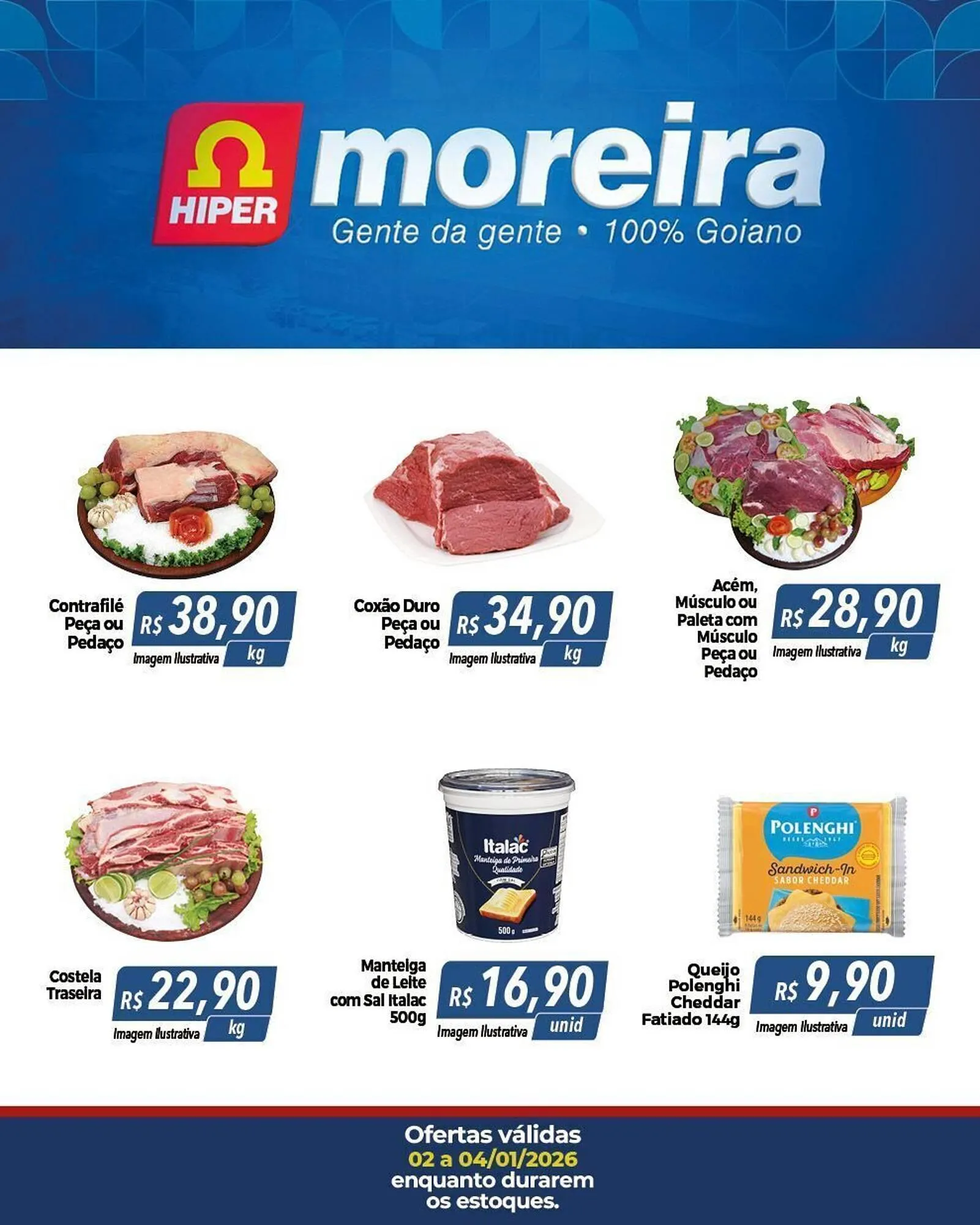 Encarte de Catálogo Hiper Moreira 2 de janeiro até 4 de janeiro 2026 - Pagina 1
