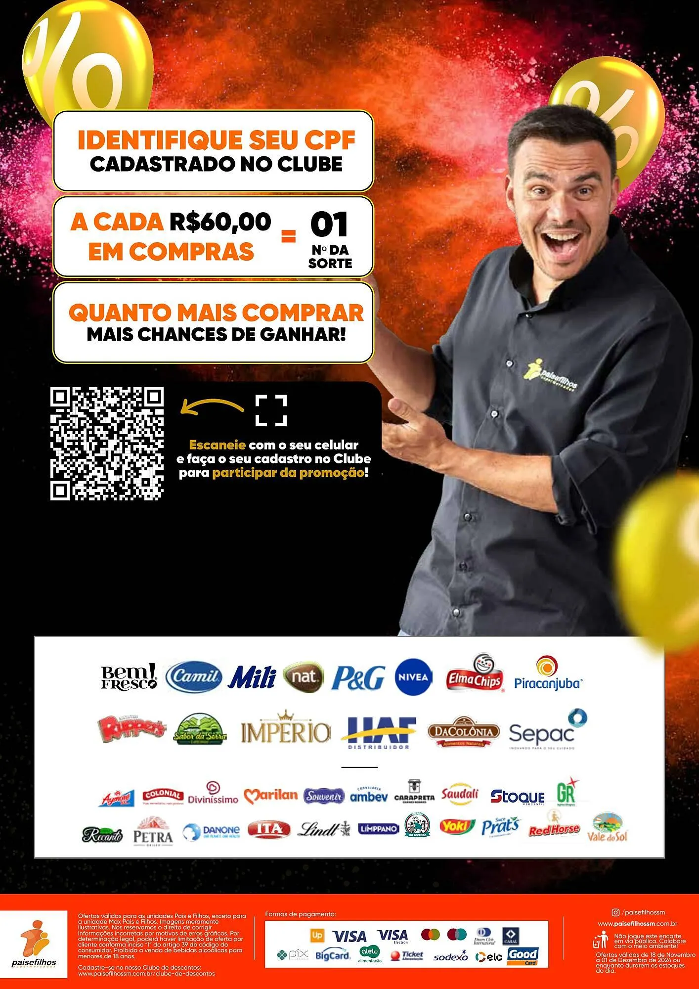 Encarte de Catálogo Pais e Filhos Supermercados 18 de novembro até 30 de novembro 2024 - Pagina 16