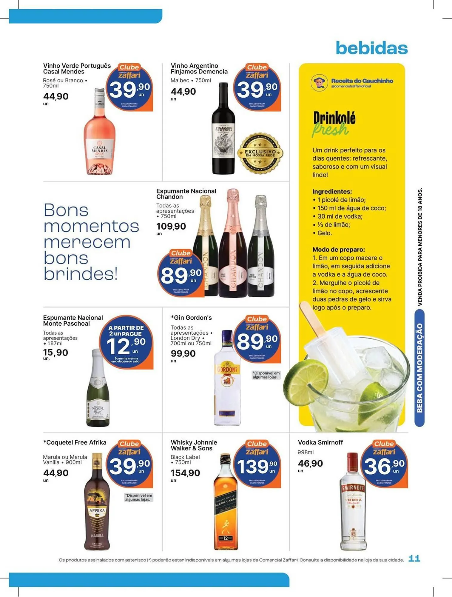 Encarte de Encarte Comercial Zaffari 30 de outubro até 9 de novembro 2025 - Pagina 11