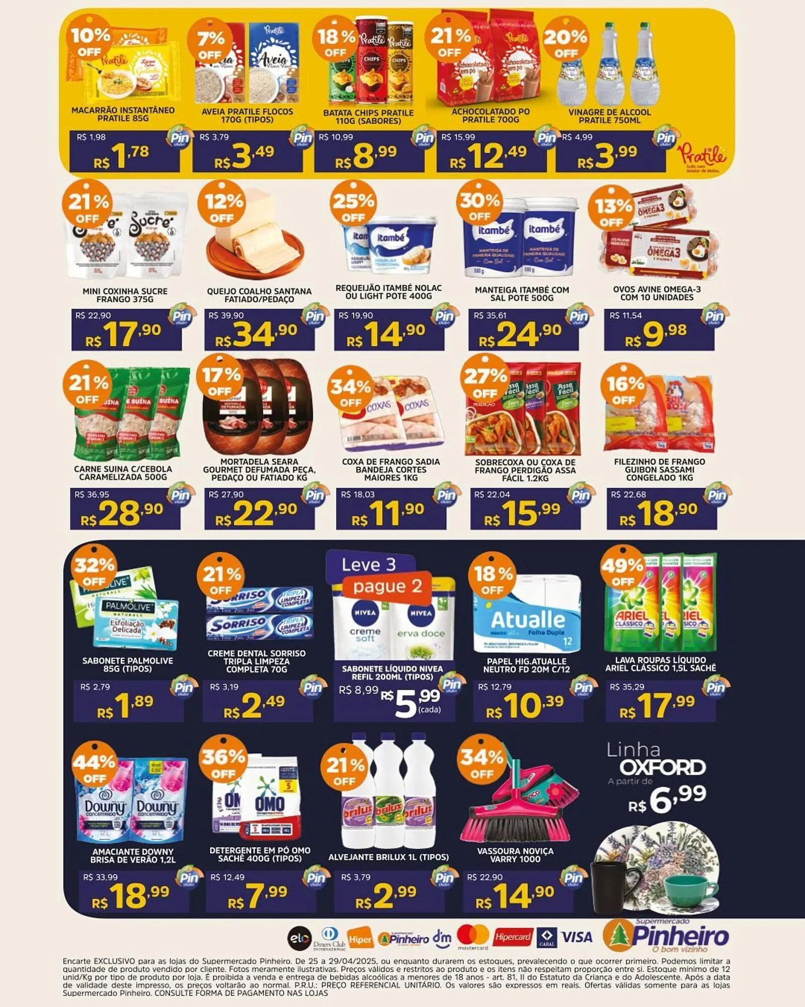 Encarte de Catálogo Pinheiro Supermercado 25 de abril até 29 de abril 2025 - Pagina 5