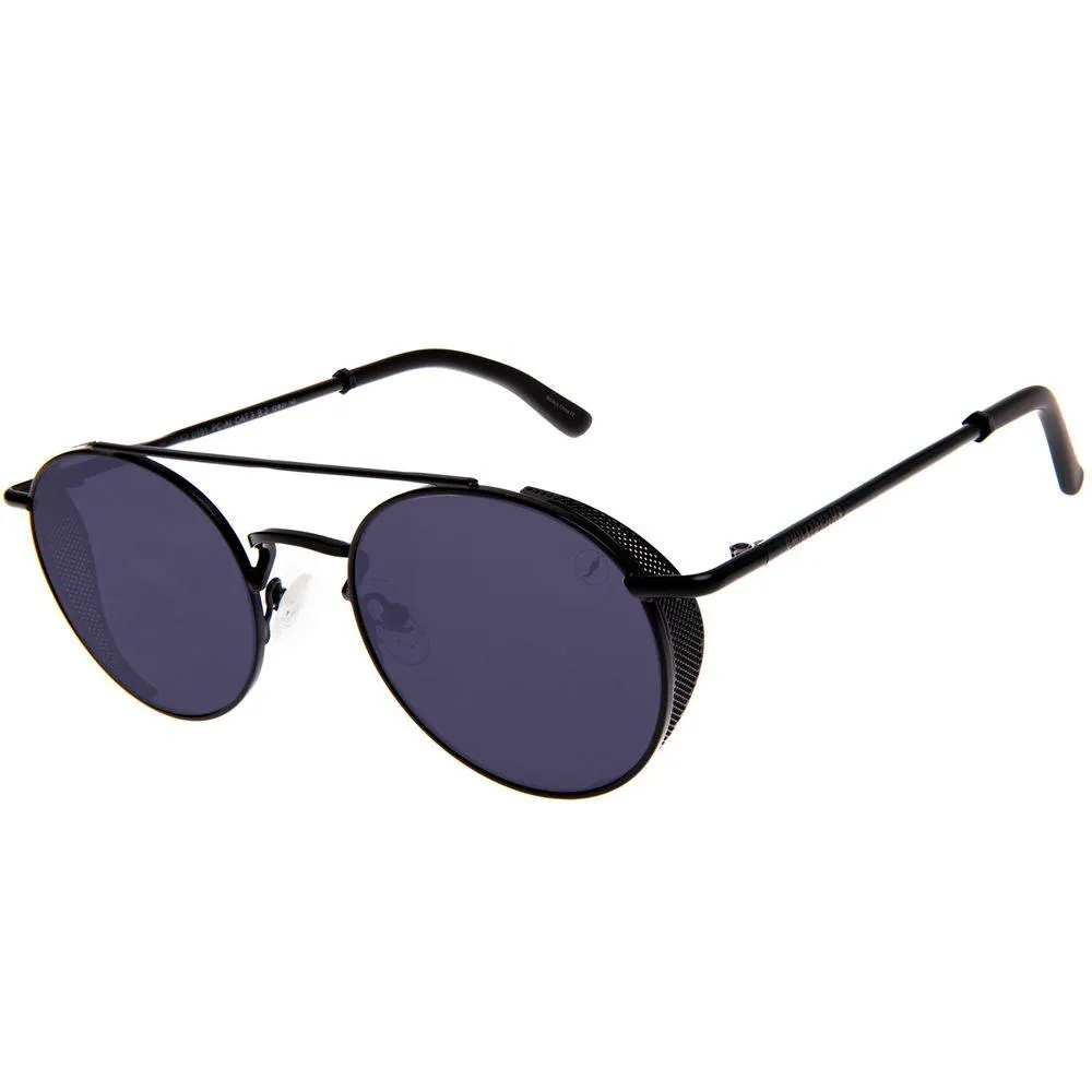 Óculos De Sol Unissex Alok Nature Tech Redondo Flap Preto - OC.MT.3162.0101