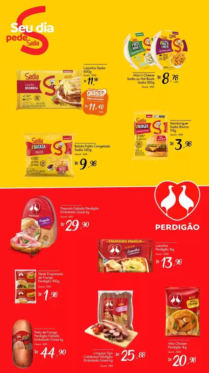 Encarte de Encarte Giassi 3 de fevereiro até 13 de fevereiro 2025 - Pagina 17