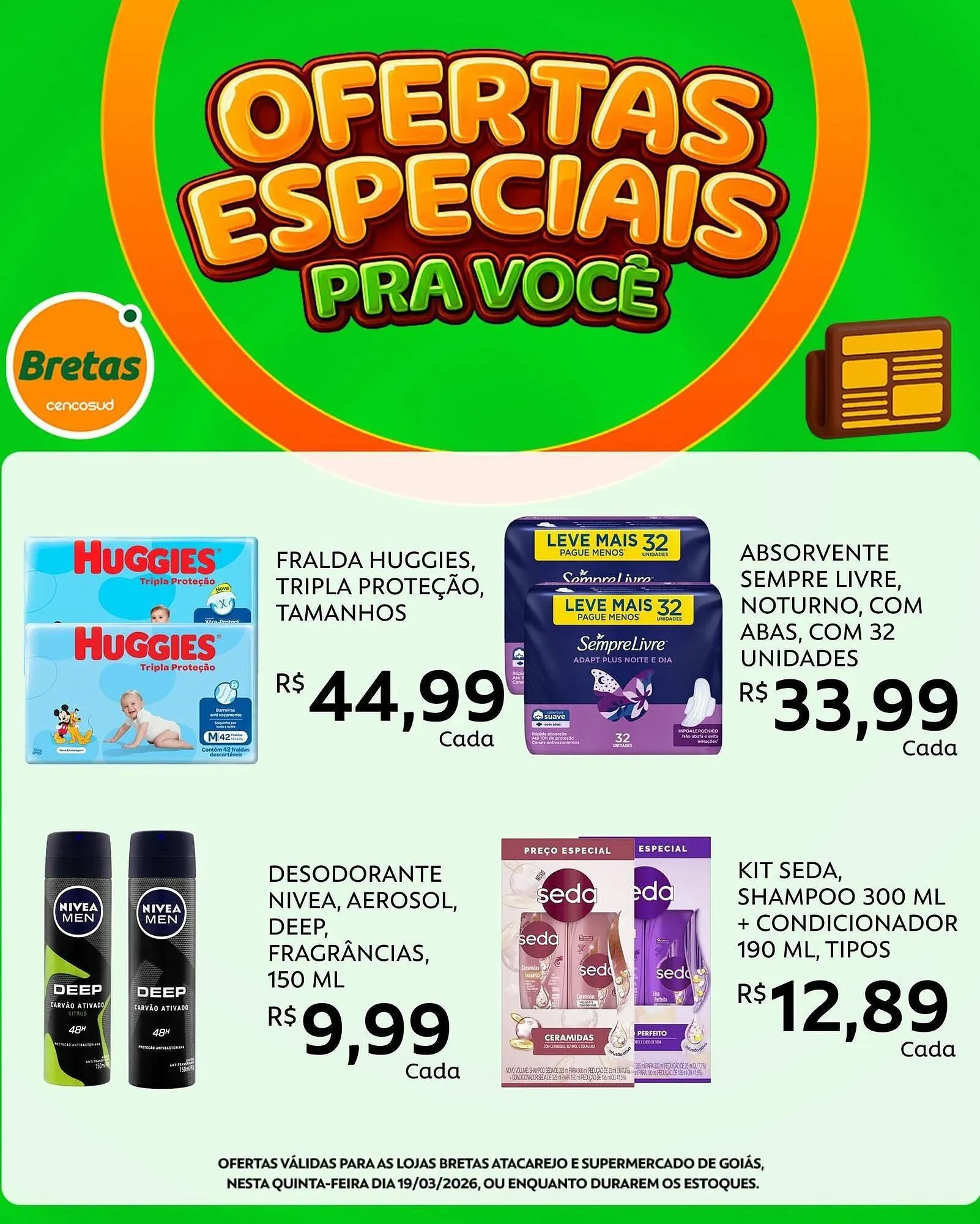 Encarte de Catálogo Supermercados Bretas 19 de março até 19 de março 2026 - Pagina 2