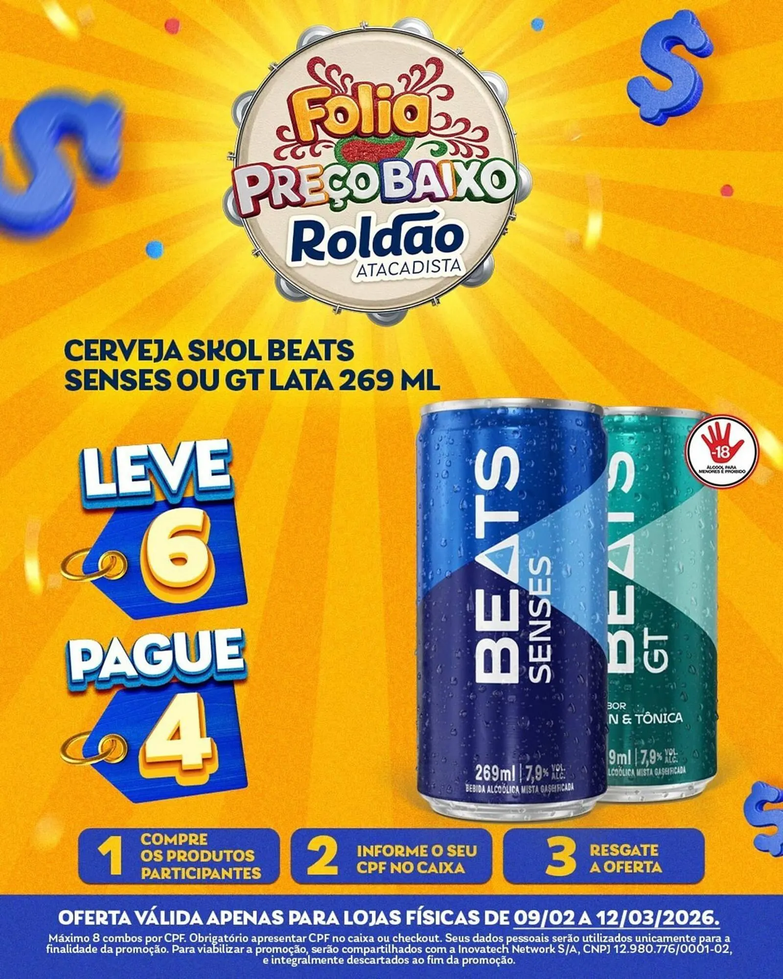 Encarte de Folheto Roldão 9 de fevereiro até 28 de fevereiro 2026 - Pagina 5