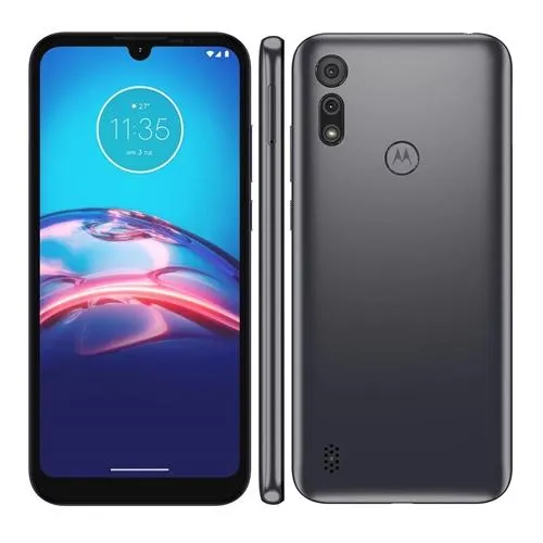 Smartphone Motorola Moto E6S Navy 32GB, Tela Max Vision de 6.1", Câmera Traseira Dupla, Android 9