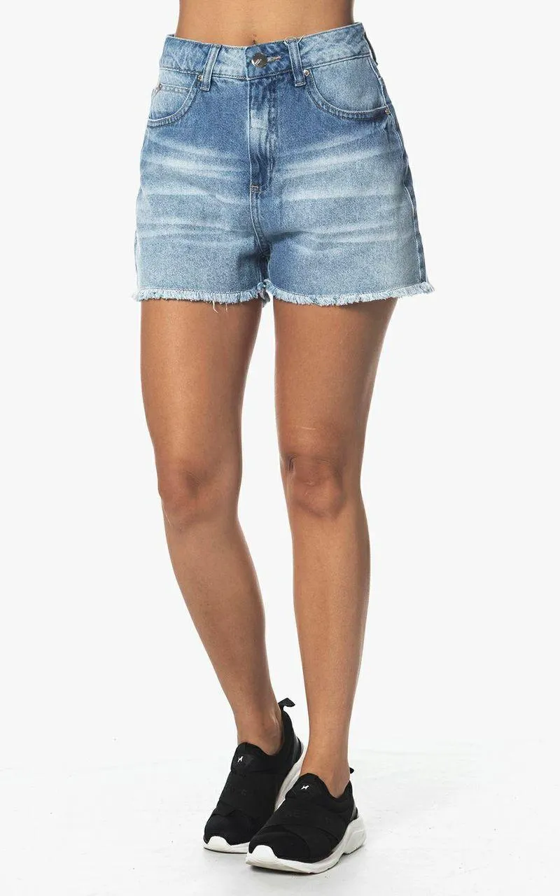 Shorts jeans mom feminino - INDIGO