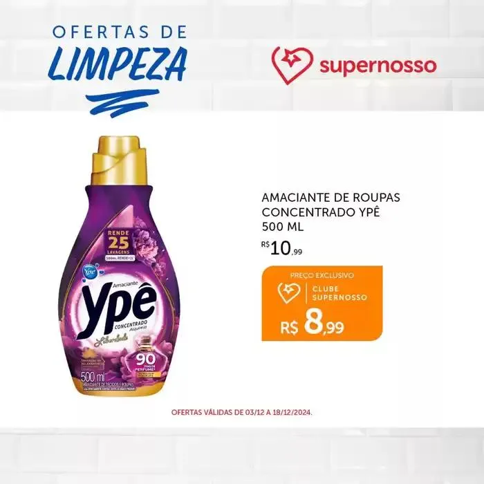 Encarte de Encarte Super Nosso 10 de dezembro até 13 de dezembro 2024 - Pagina 6