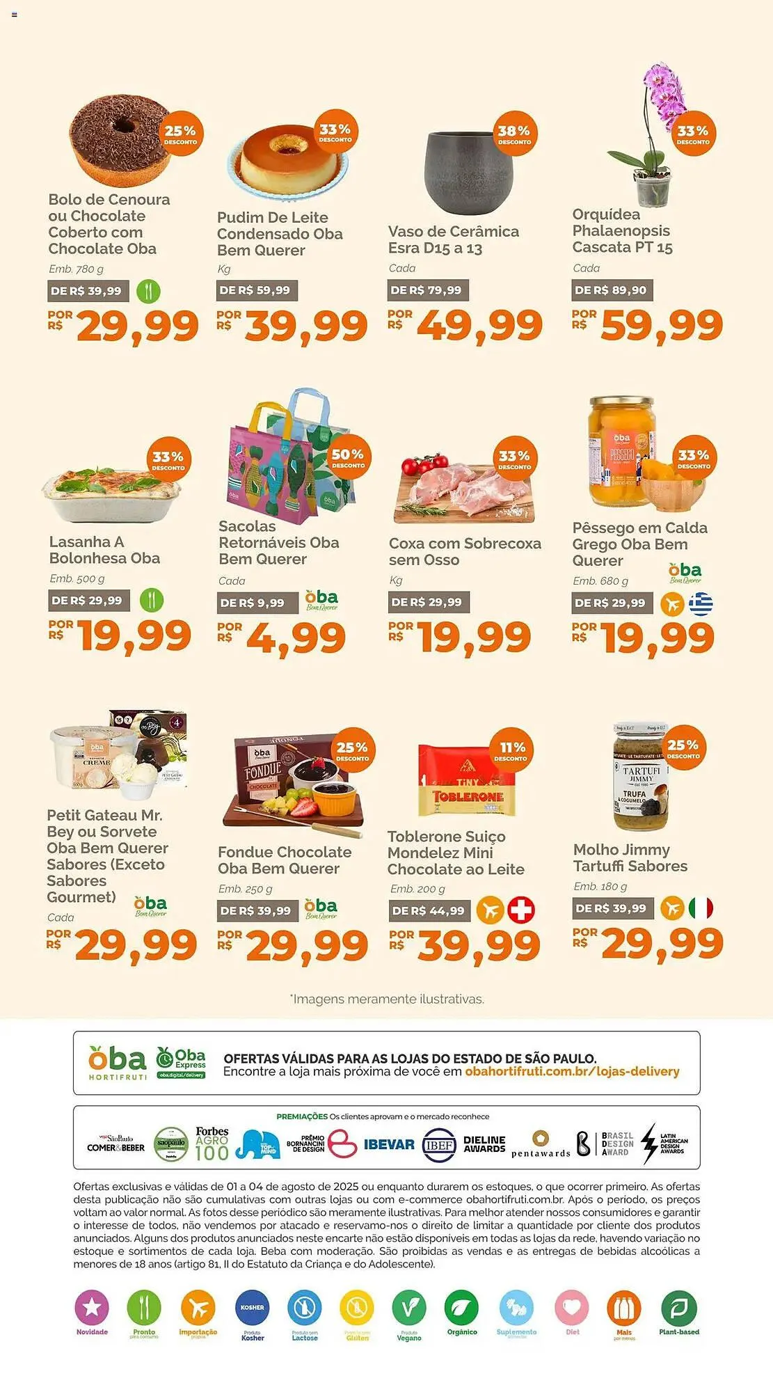 Encarte de Catálogo Oba Hortifruti 1 de agosto até 4 de agosto 2025 - Pagina 7