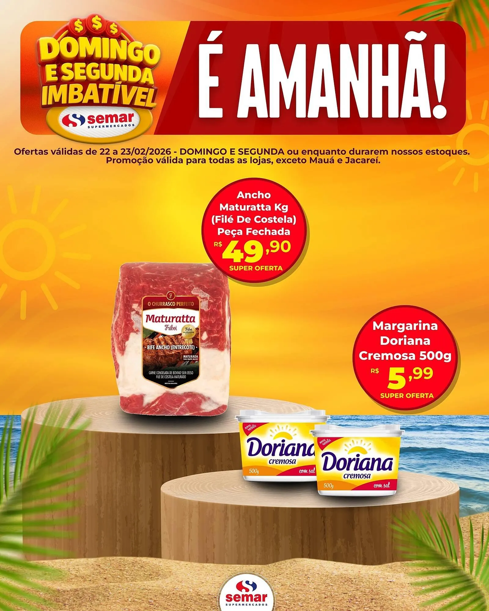 Encarte de Folheto Semar Supermercado 21 de fevereiro até 23 de fevereiro 2026 - Pagina 3