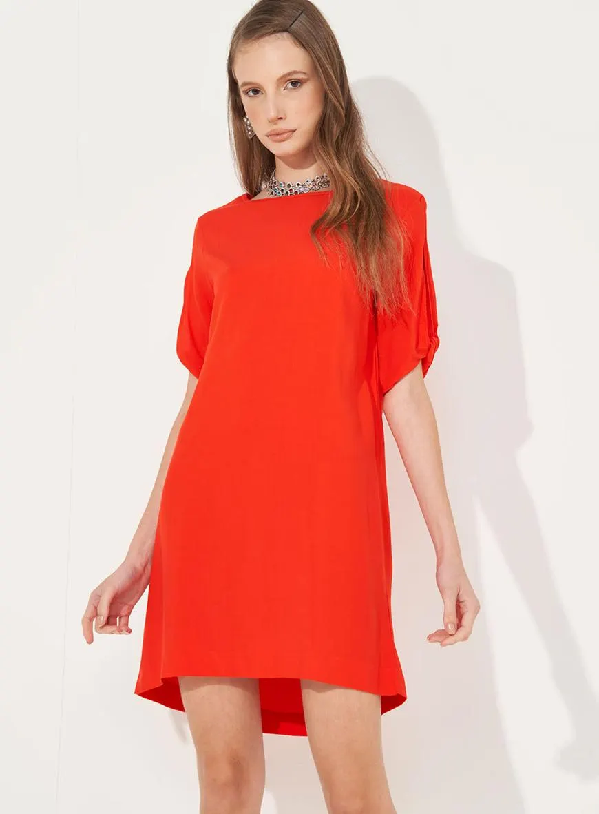 Vestido Loose Mangas Curtas