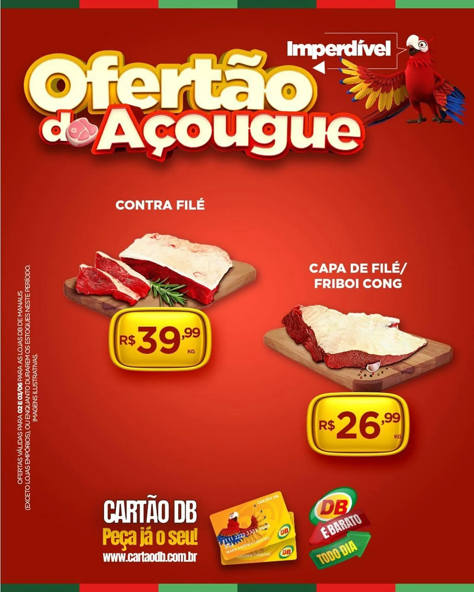 Encarte de Catálogo DB Supermercados 2 de junho até 3 de junho 2025 - Pagina 1