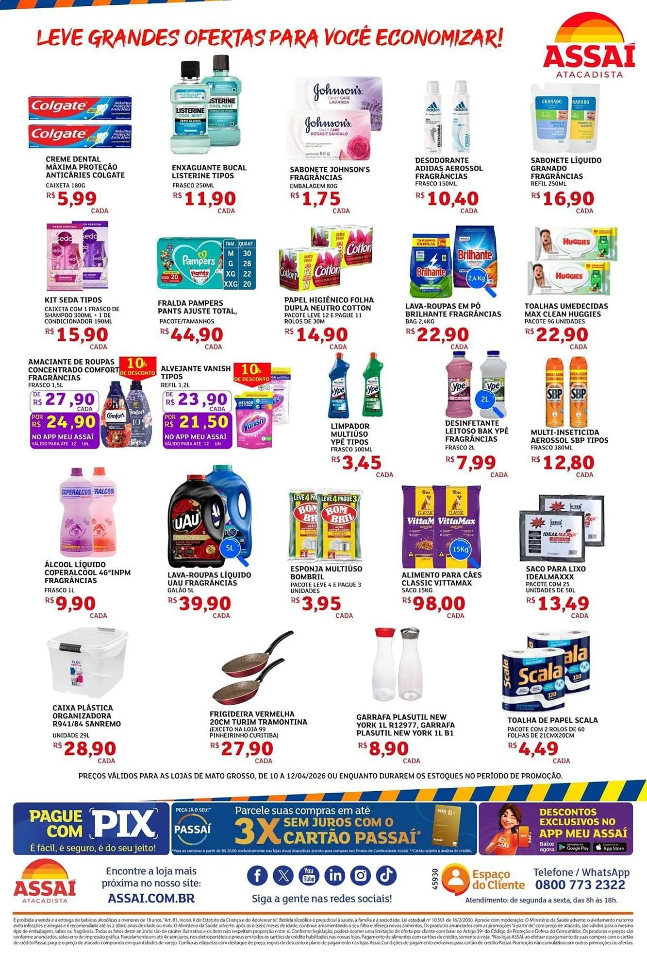 Encarte de Encarte Assaí Atacadista 10 de abril até 12 de abril 2026 - Pagina 4