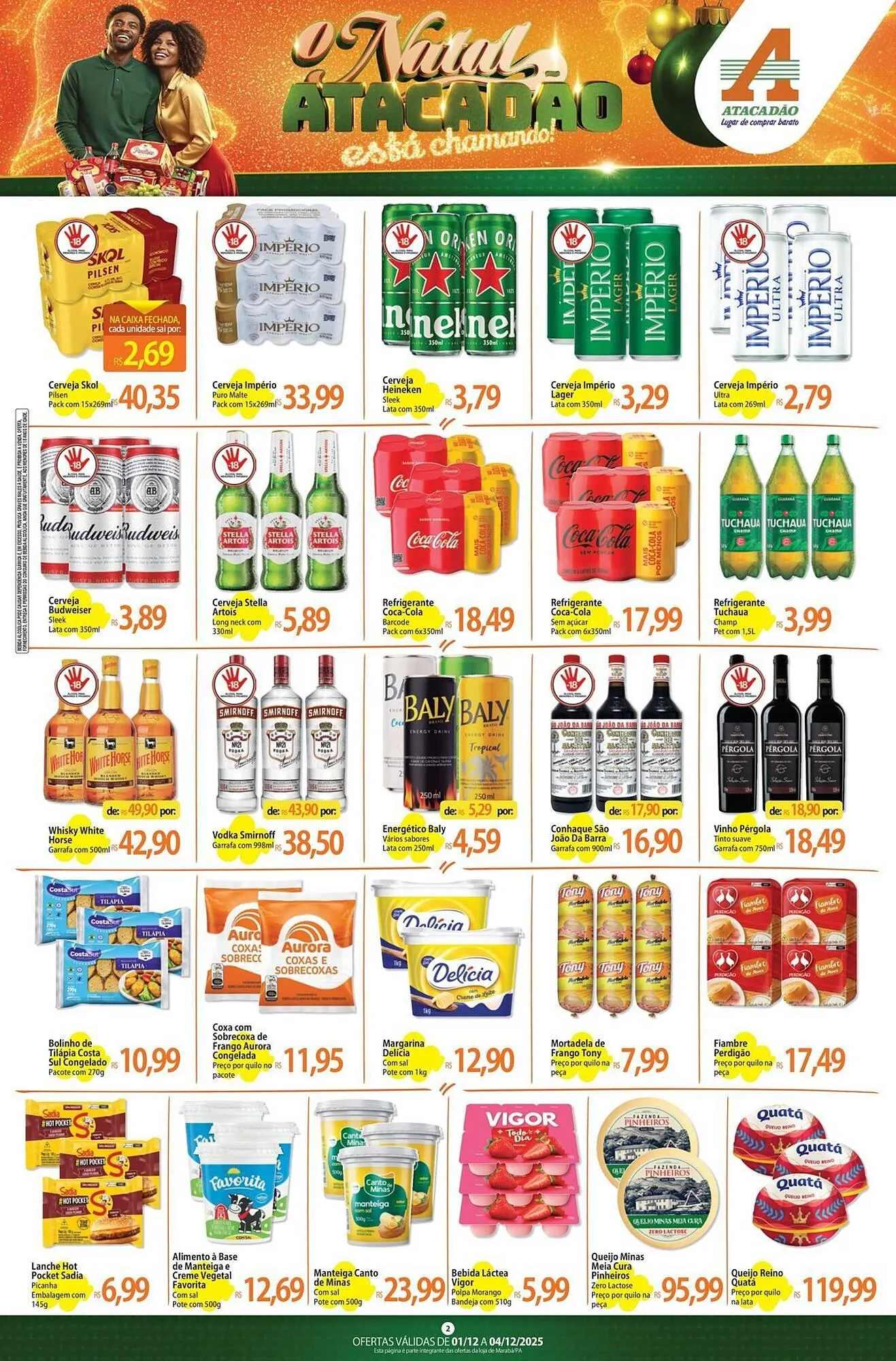 Encarte de Folheto Atacadão 1 de dezembro até 5 de dezembro 2025 - Pagina 2