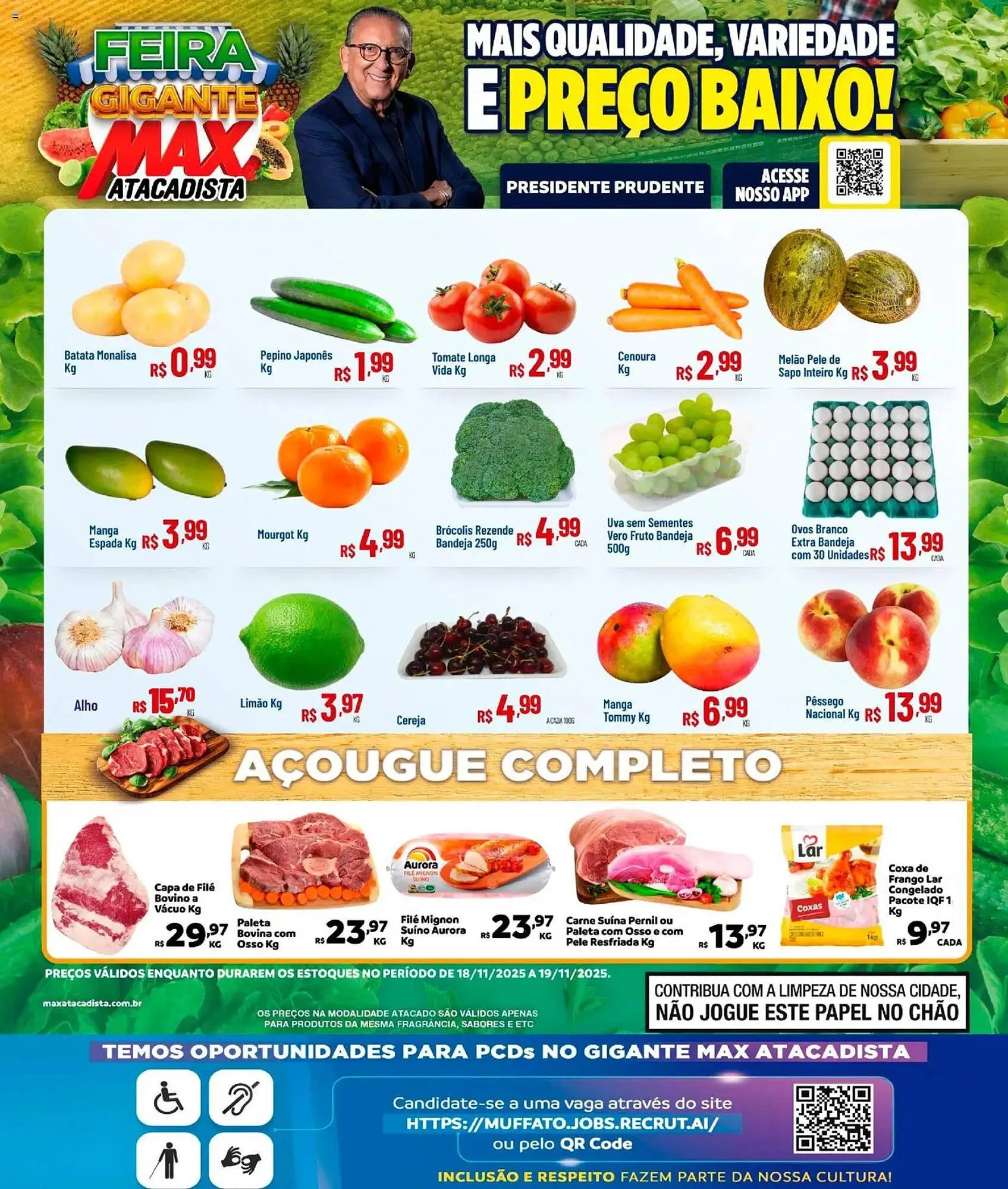 Encarte de Encarte Max Atacadista 18 de novembro até 20 de novembro 2025 - Pagina 1