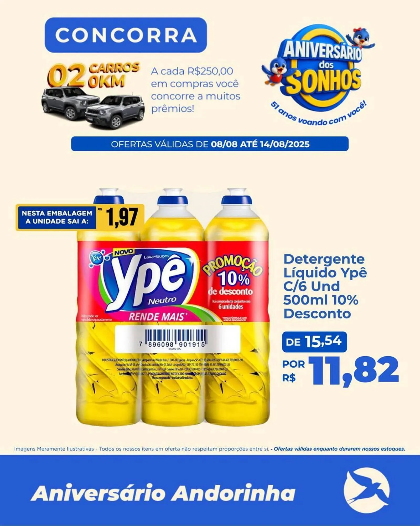 Encarte de Catálogo Andorinha Hipermercado 8 de agosto até 14 de agosto 2025 - Pagina 4