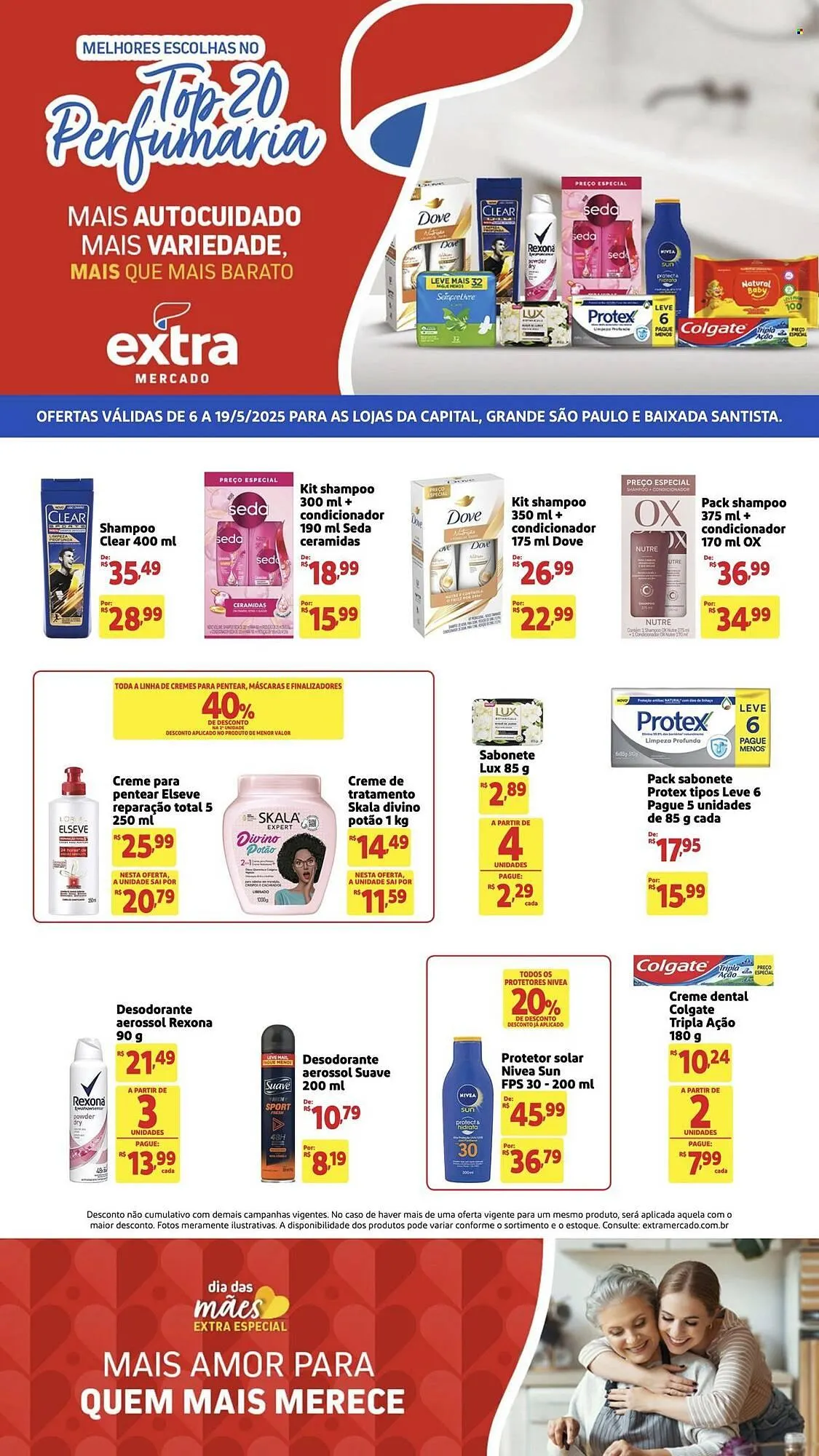 Encarte de Catálogo Mercado Extra 6 de maio até 19 de maio 2025 - Pagina 1