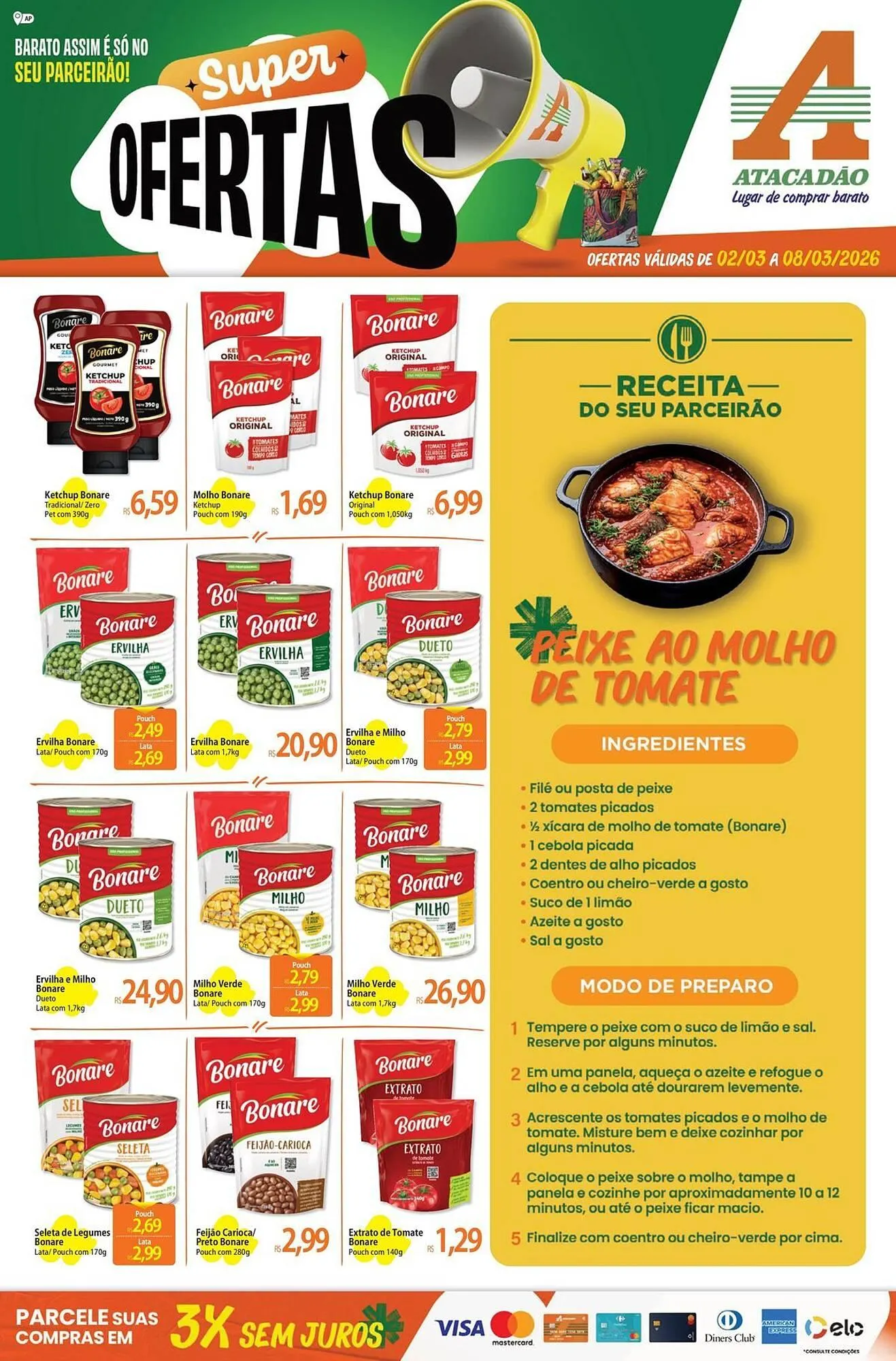 Encarte de Folheto Atacadão 2 de março até 8 de março 2026 - Pagina 1