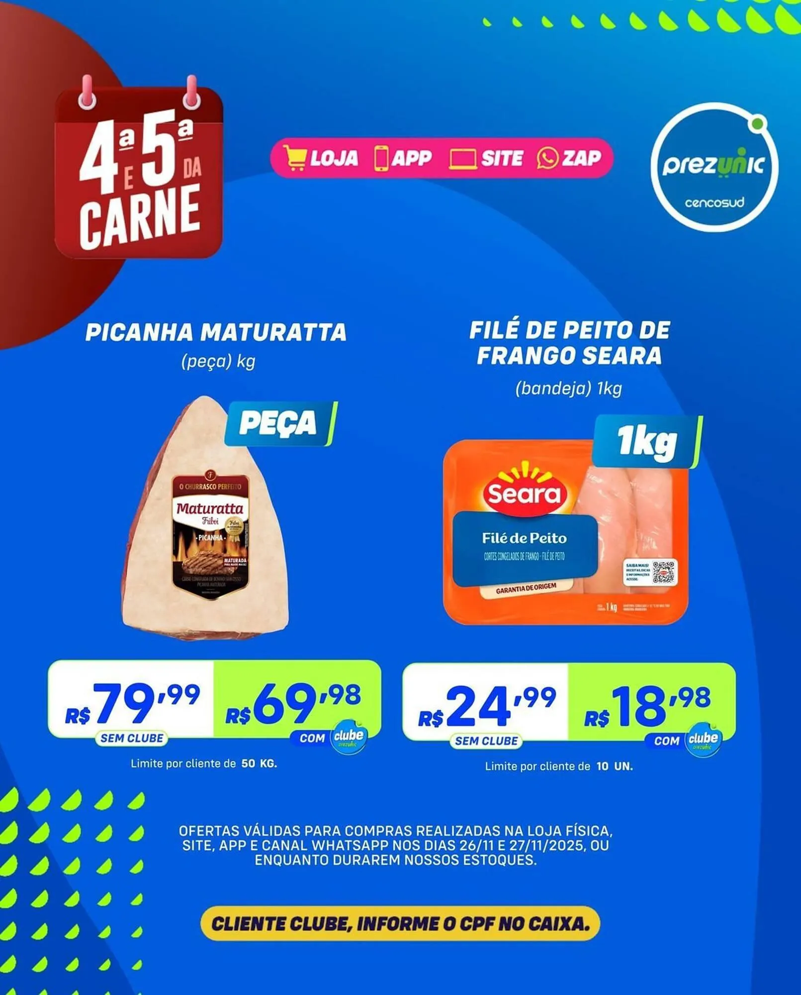 Encarte de Encarte Prezunic 26 de novembro até 27 de novembro 2025 - Pagina 6