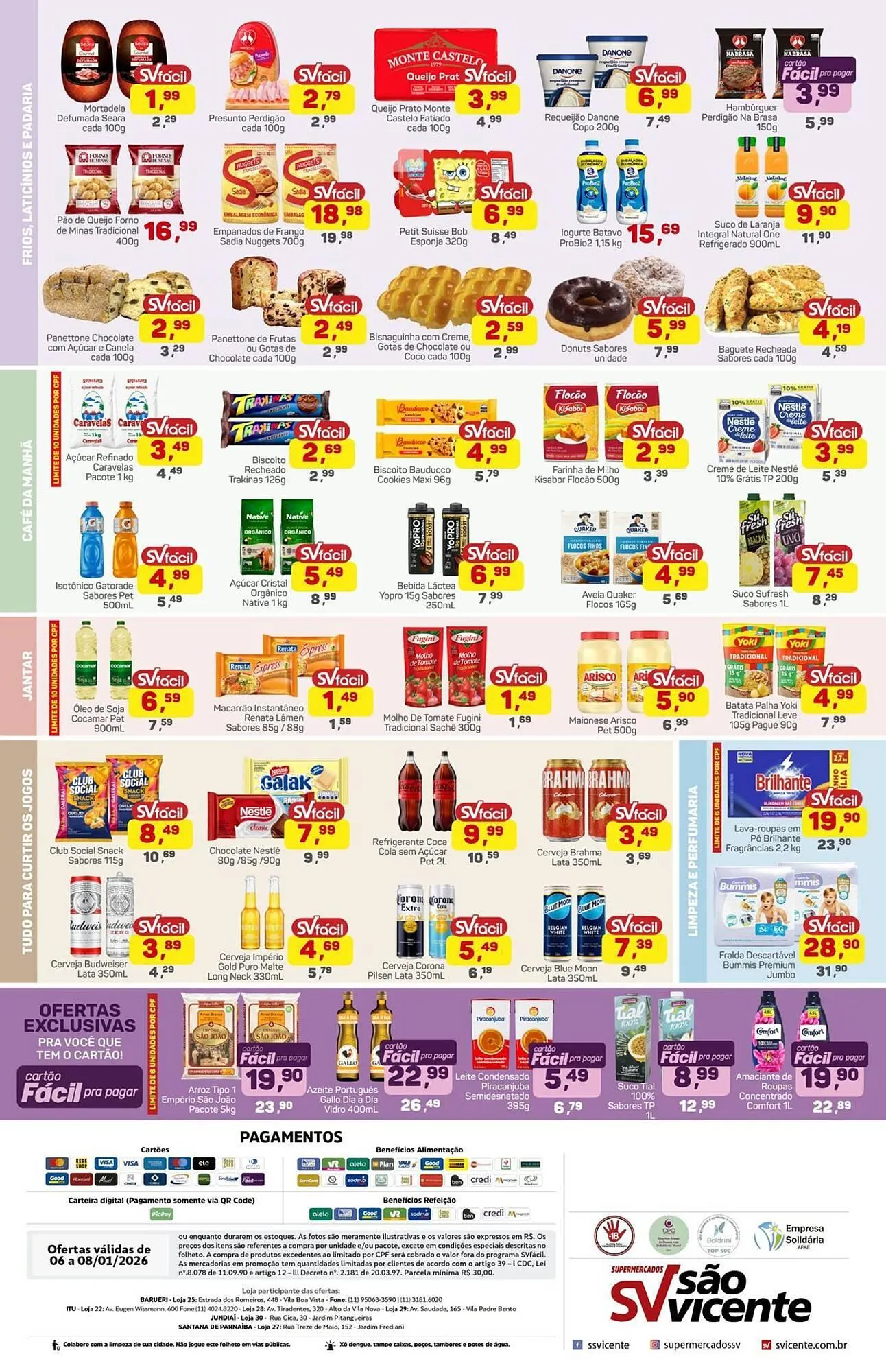 Encarte de Catálogo Supermercados São Vicente 6 de janeiro até 8 de janeiro 2026 - Pagina 2
