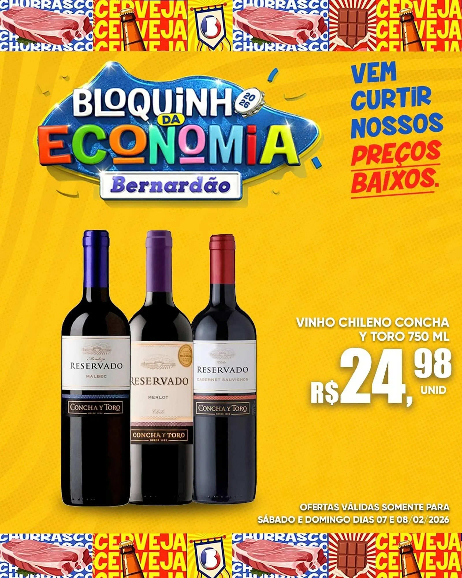 Encarte de Catálogo Supermercado Bernardão 7 de fevereiro até 8 de fevereiro 2026 - Pagina 3
