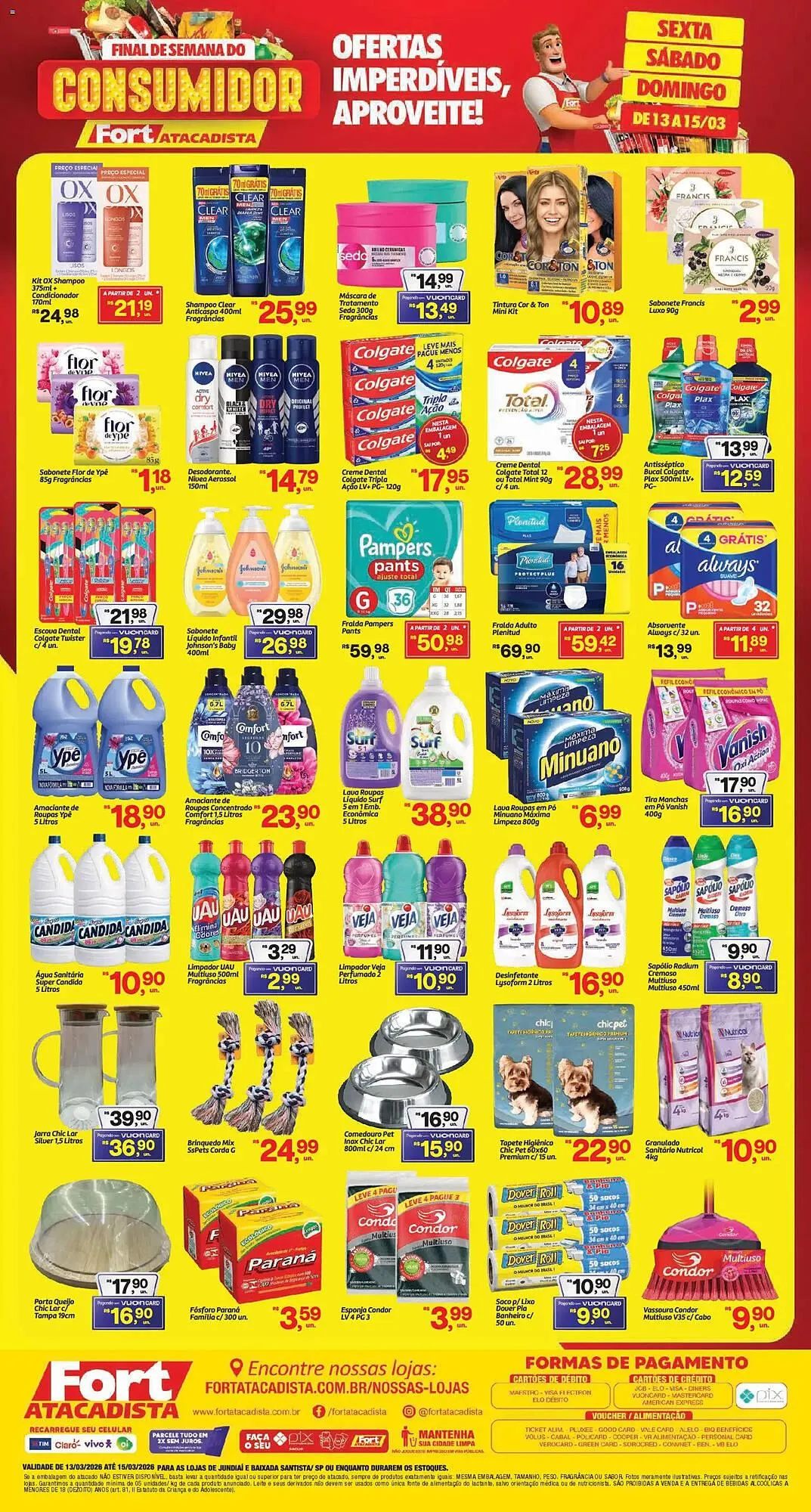 Encarte de Tabloide Fort Atacadista 13 de março até 15 de março 2026 - Pagina 4