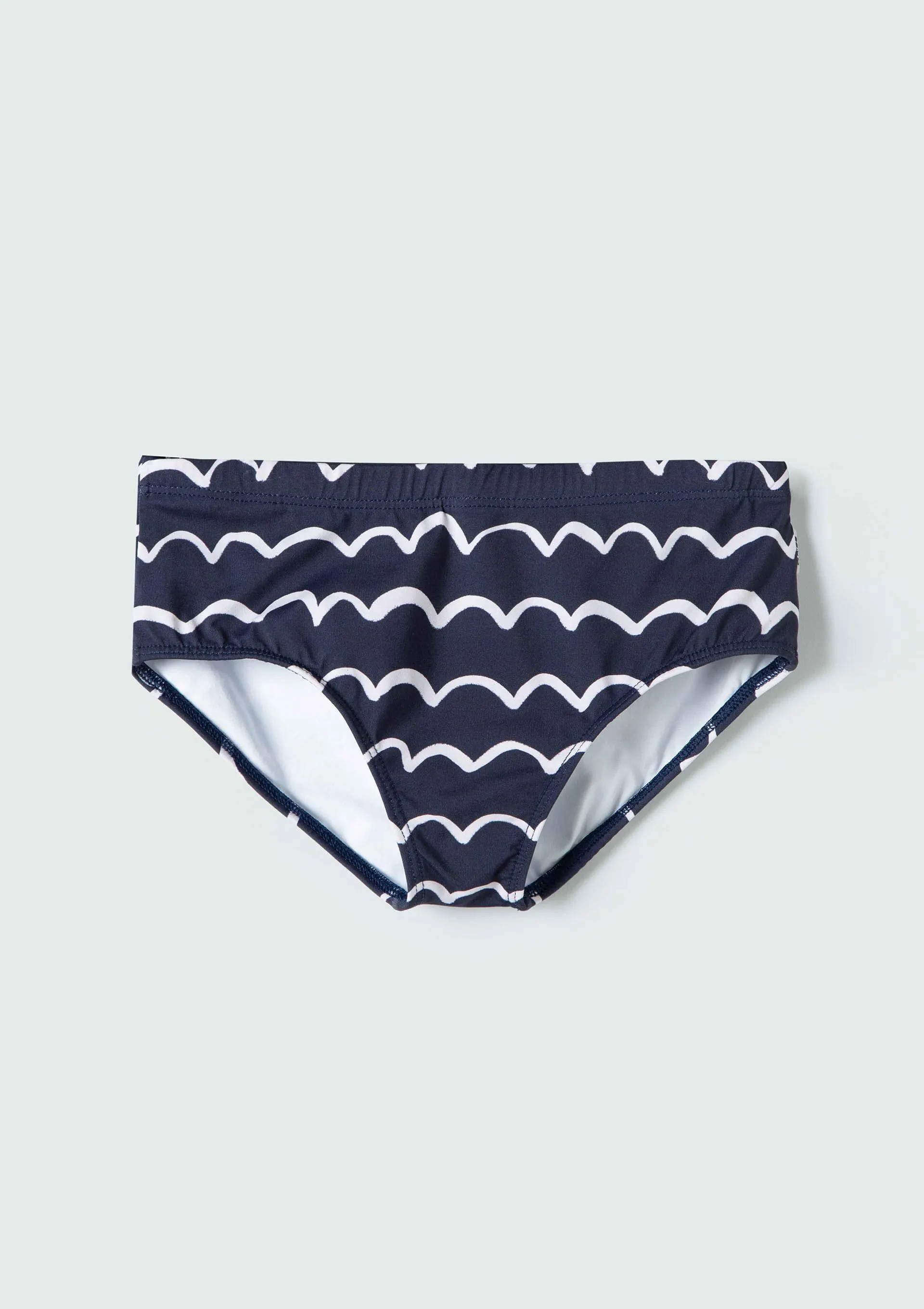 Sunga Infantil Slip Com Estampa - Azul