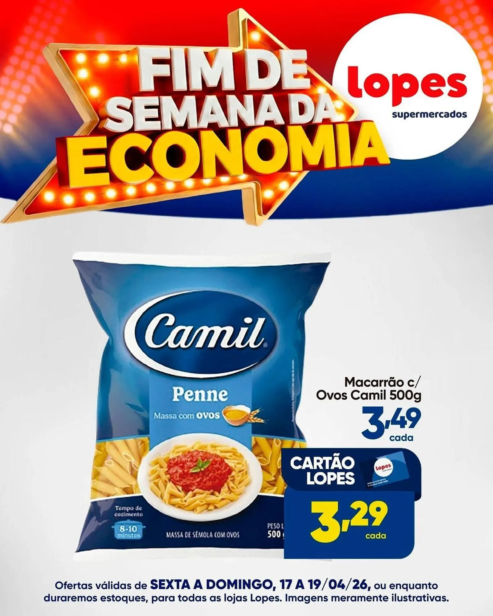 Encarte de Folheto Lopes Supermercados 17 de abril até 19 de abril 2026 - Pagina 6