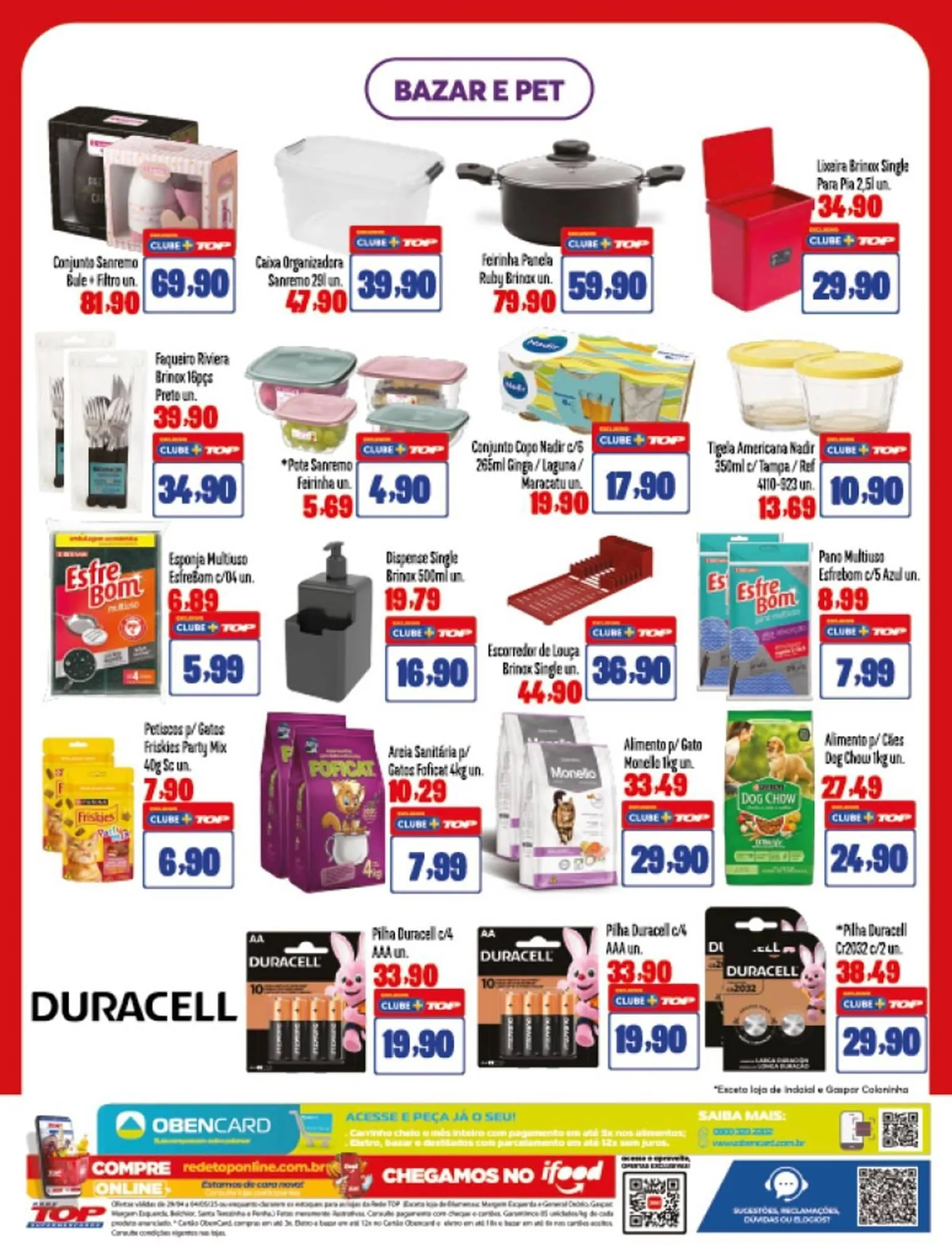 Encarte de Catálogo Rede Top 29 de abril até 4 de maio 2025 - Pagina 12