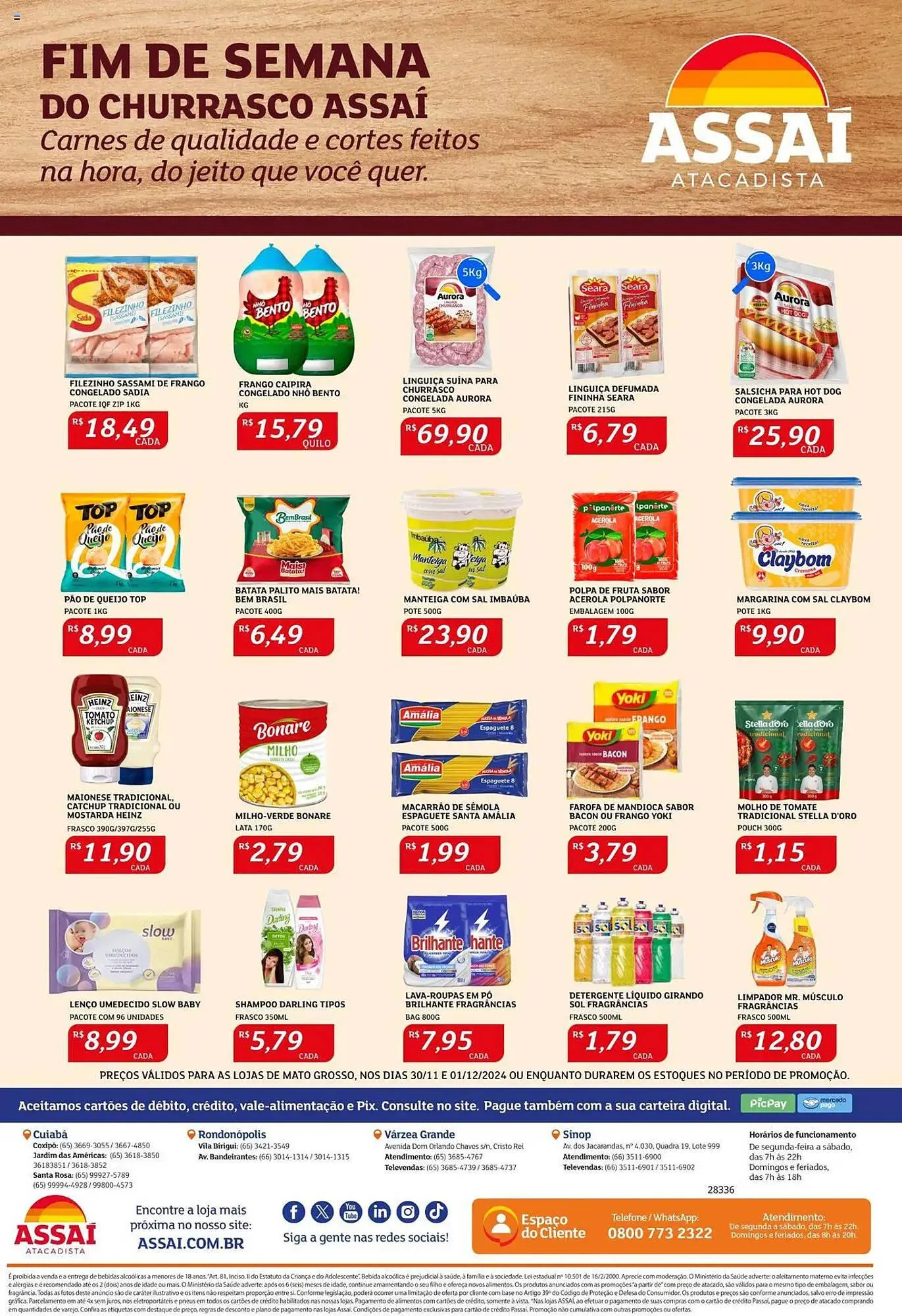 Encarte de Catálogo Assaí Atacadista 30 de novembro até 1 de dezembro 2024 - Pagina 2