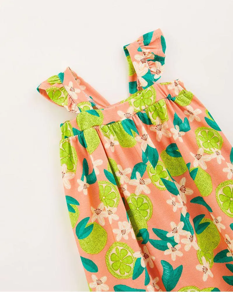 Vestido Bebe Malha Citrico