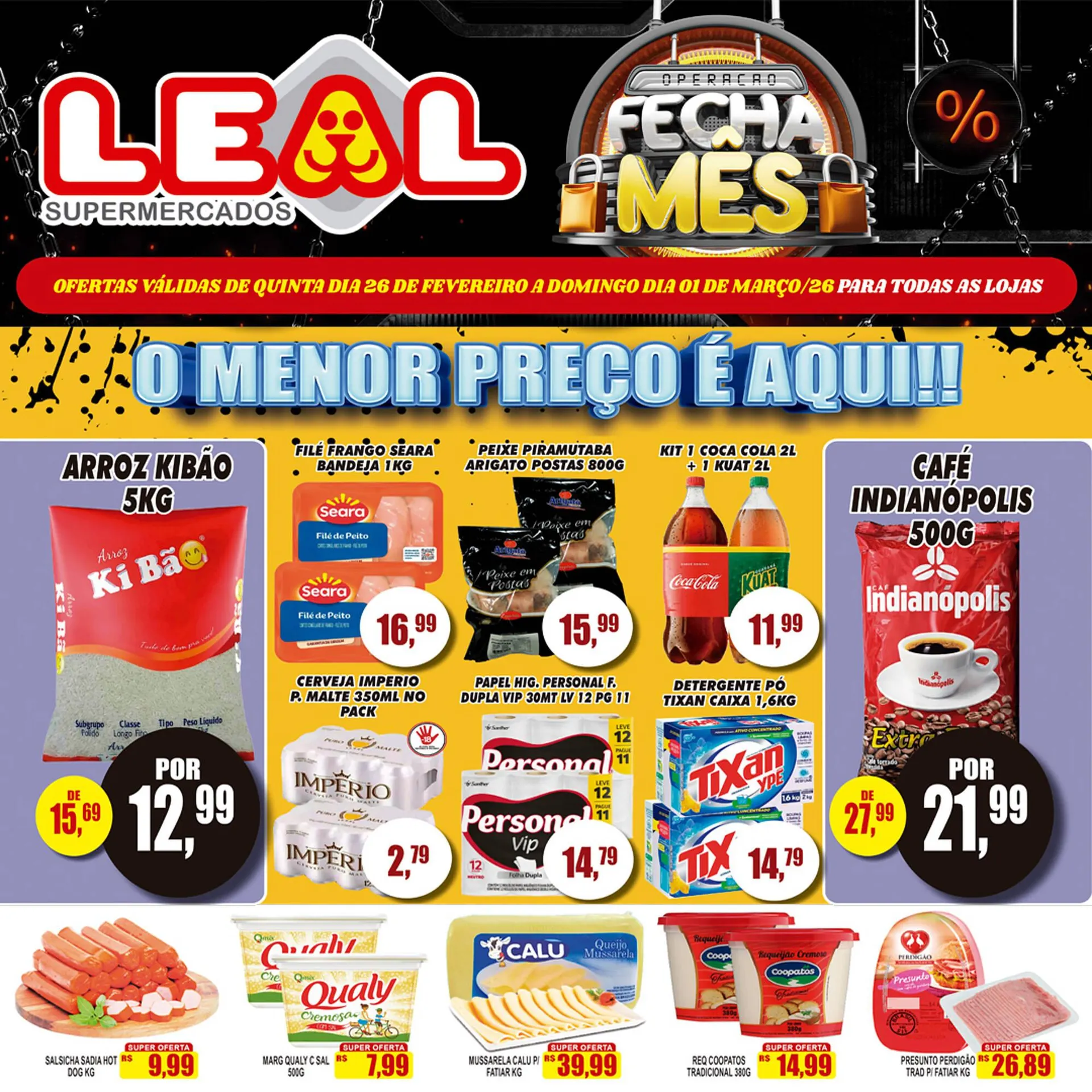 Encarte de Folheto Supermercado leal 26 de fevereiro até 1 de março 2026 - Pagina 3