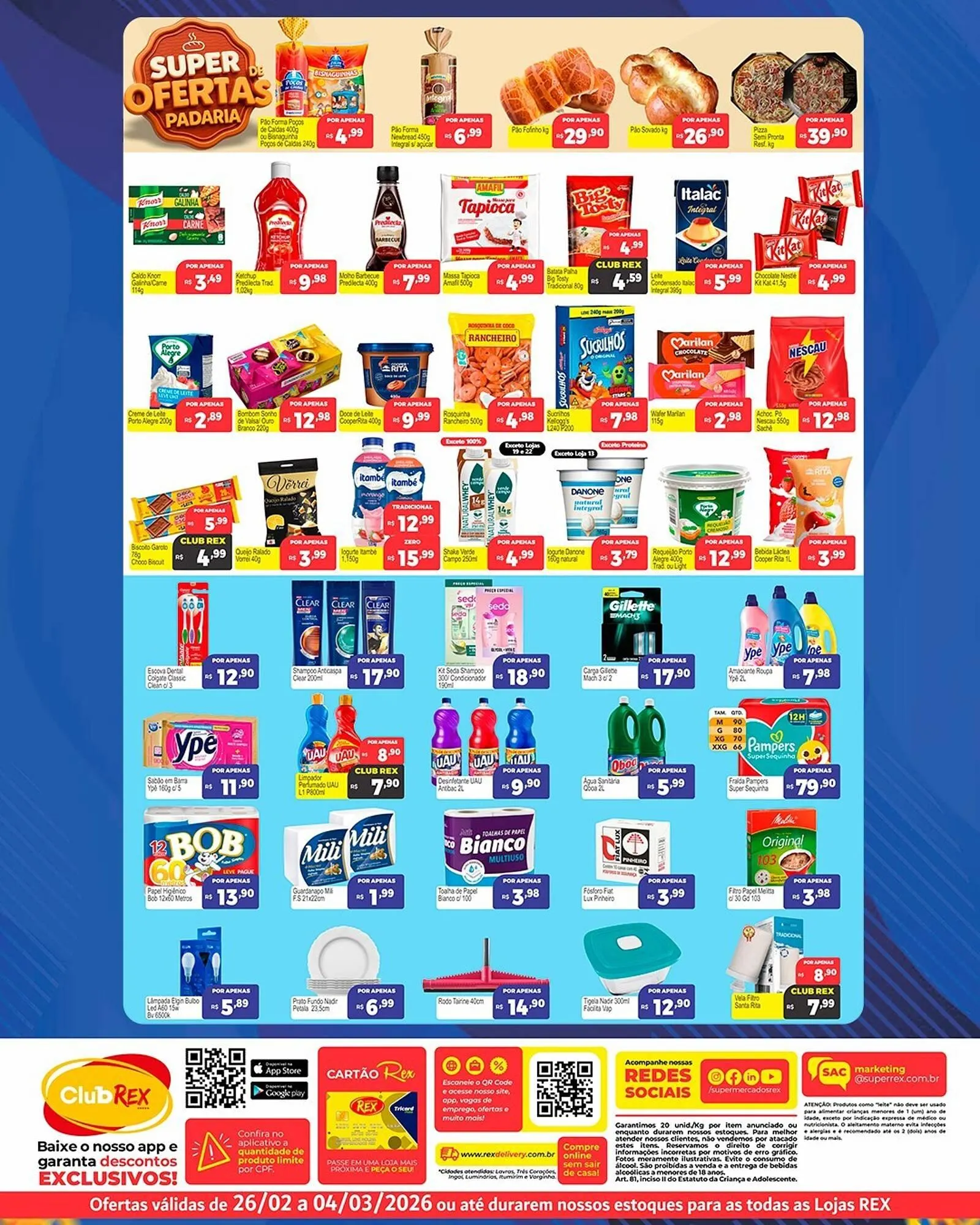 Encarte de Catálogo Supermercados Rex 26 de fevereiro até 4 de março 2026 - Pagina 2
