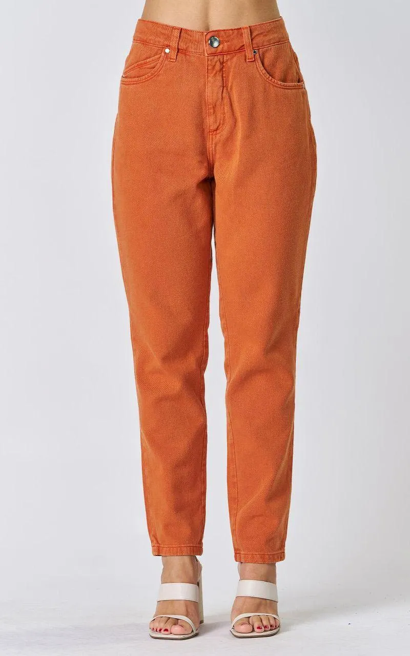 Calça Sarja Mom Colors Feminina - FALESIAS