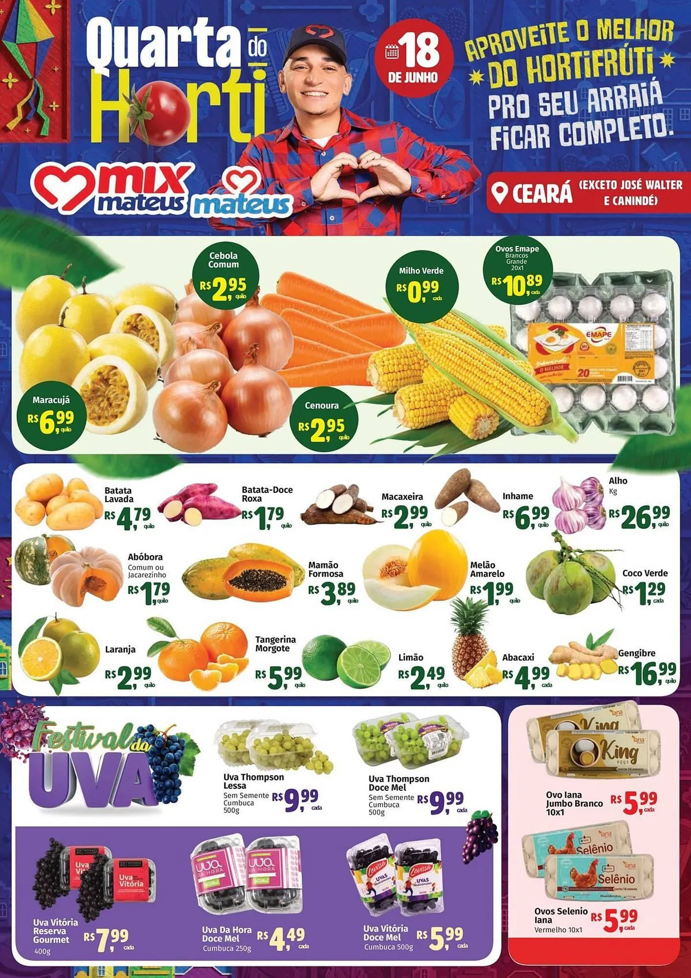 Encarte de Catálogo Supermercados Mateus 18 de junho até 18 de junho 2025 - Pagina 1